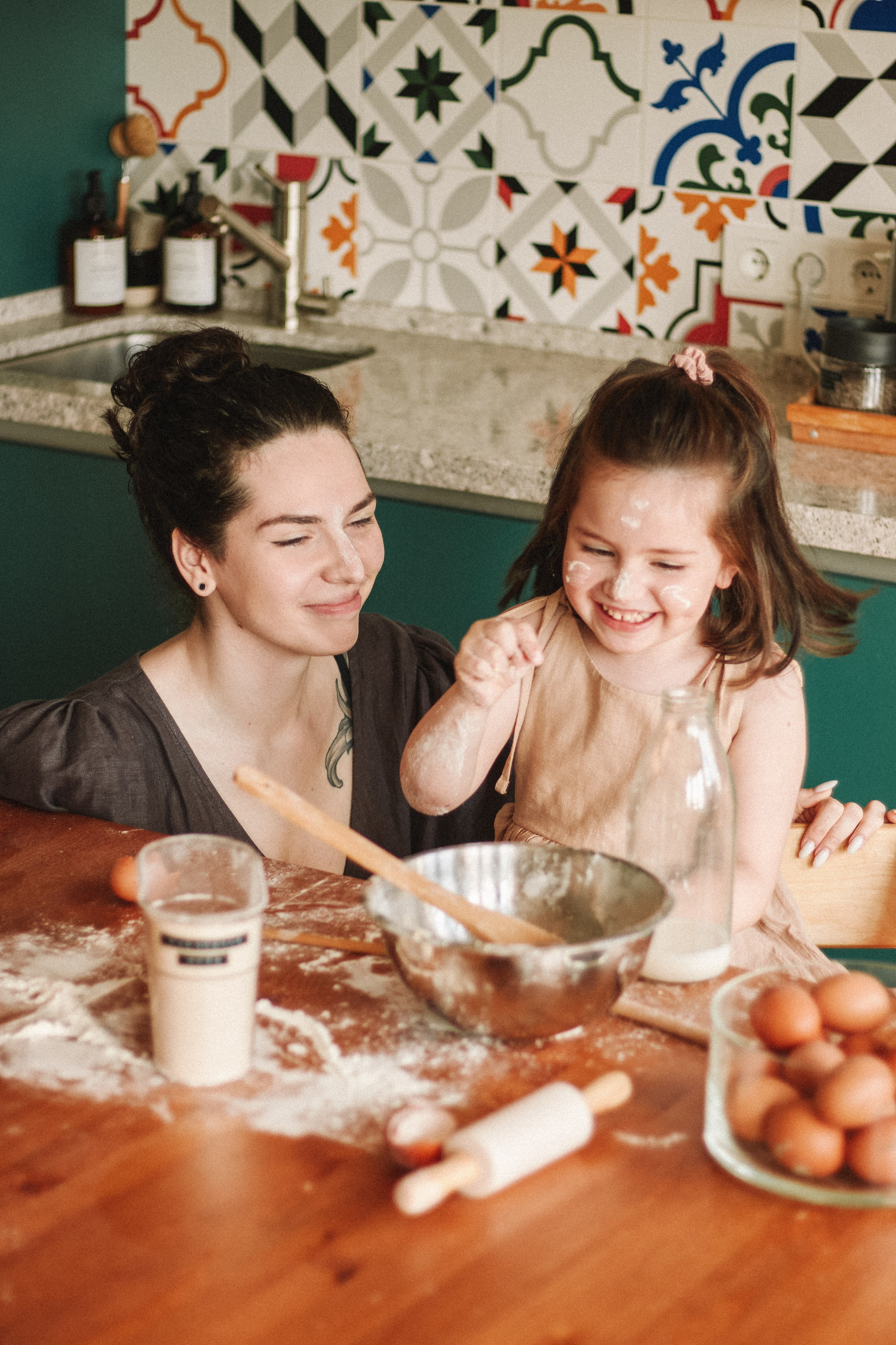Семейная фотосессия для мамы и дочки. Фотограф Москва Карпова Евгения