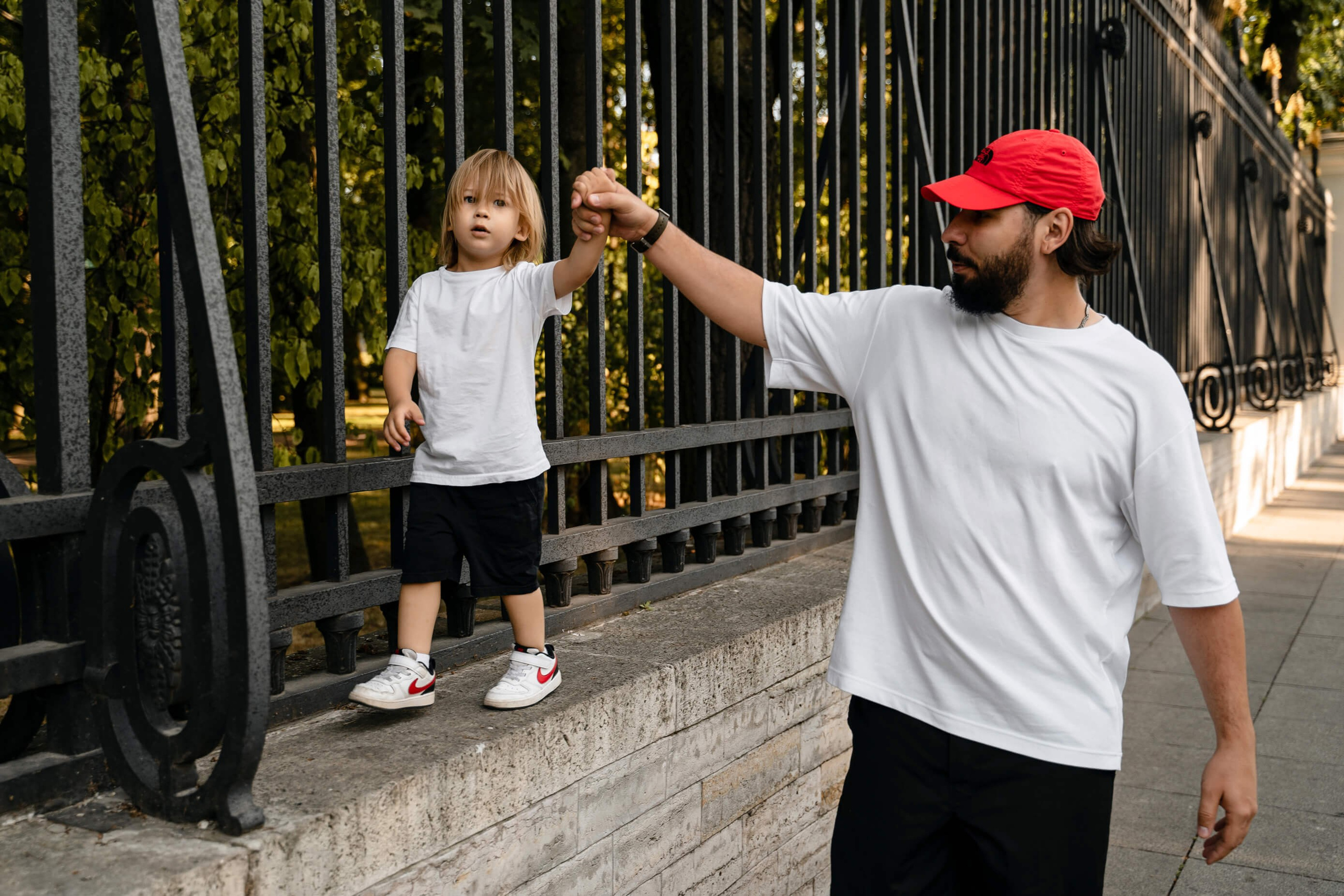 Семейная прогулочная фотосъемка