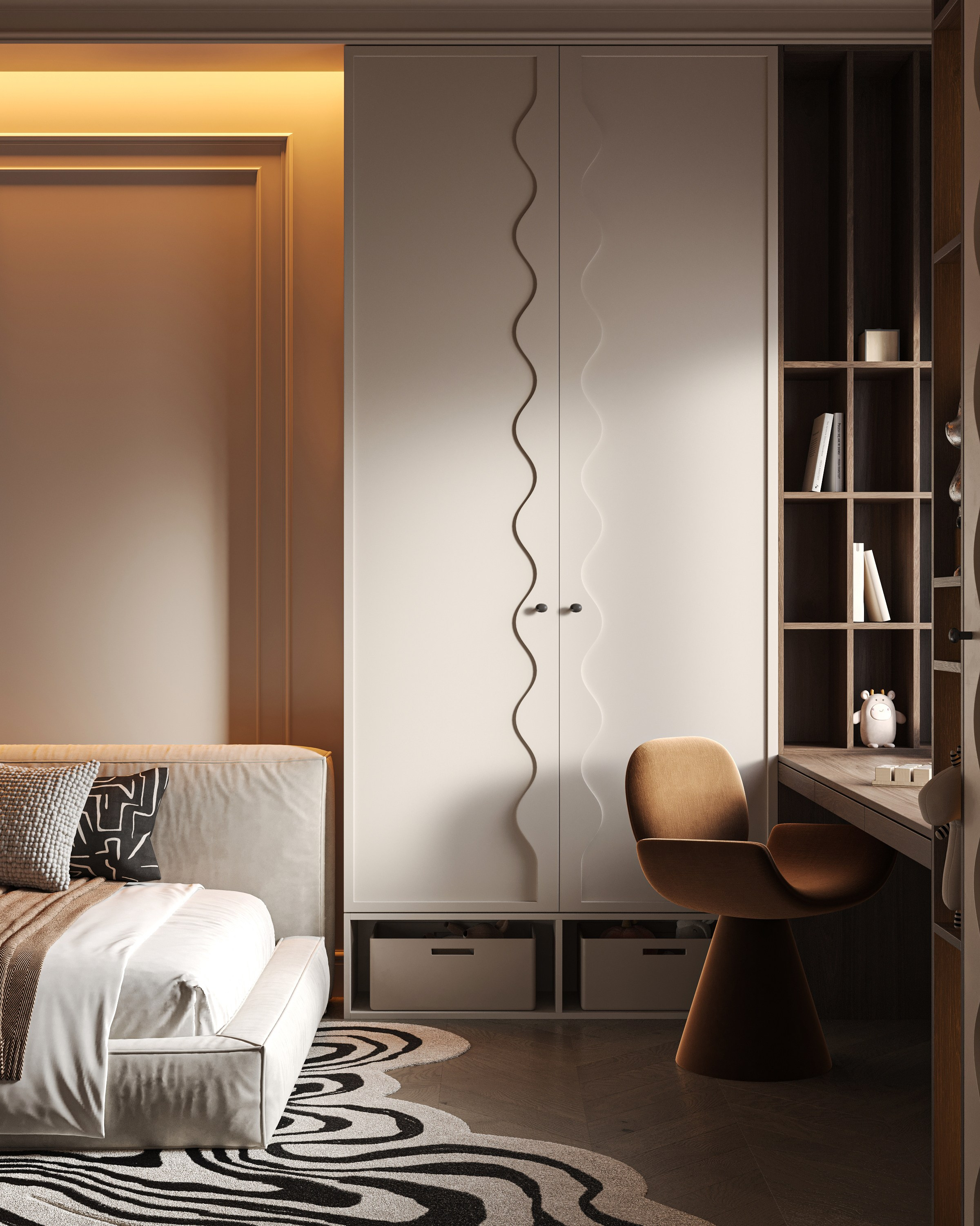 Детская ЖК «Континенталь». 3D визуализация интерьера Надежда Соколова