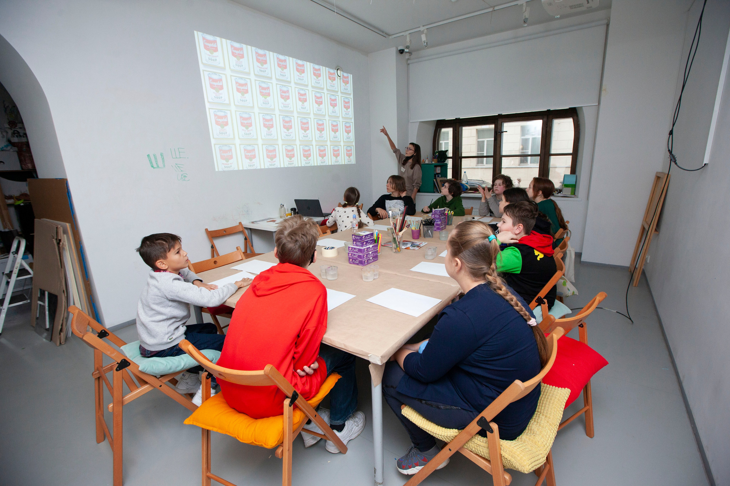 Детский мастер-класс в ММОМА. Stanislav Baryshev — People. Emotions. Atmosphere