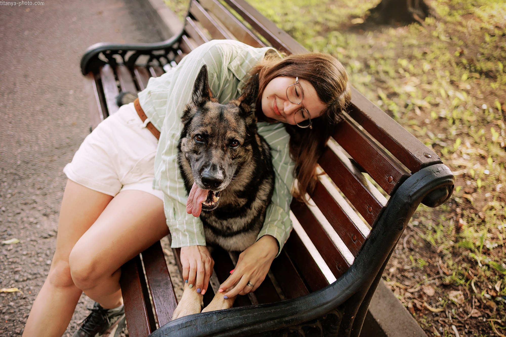 Маша и Харпи. Фотограф собак, фотограф-анималист Аня Титова (Titanya). Москва