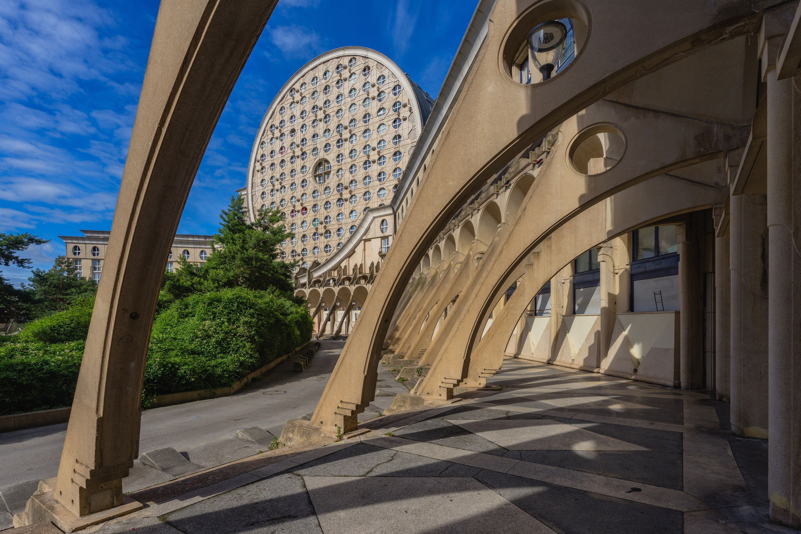 Les Arènes de Picasso | Paris, France. Архитектурный фотограф Кирилл Цыбенко. Работаю в Москве и по всей России