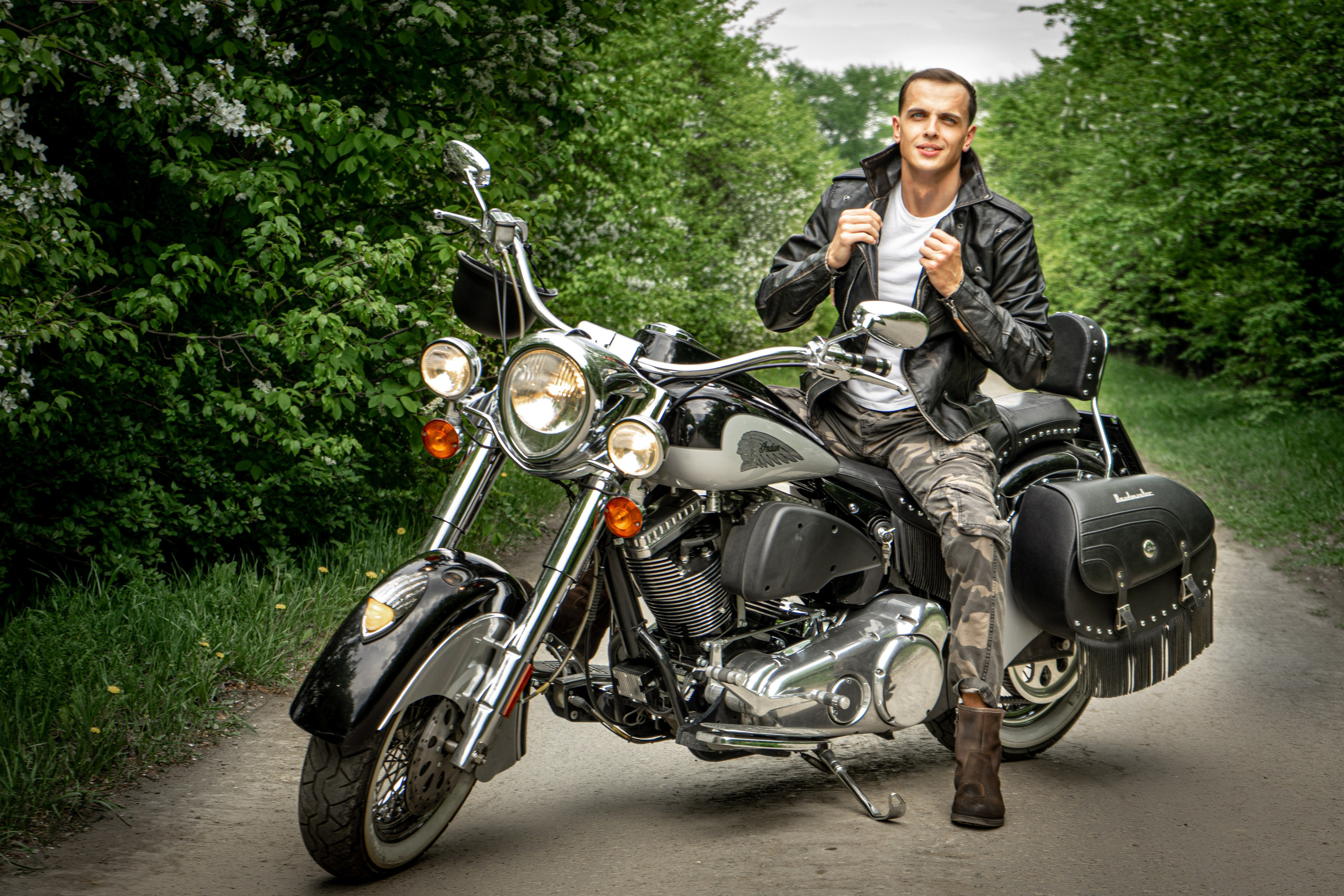 Фотосессия с мотоциклом. Фотограф Екатеринбург Кокшарова Александра