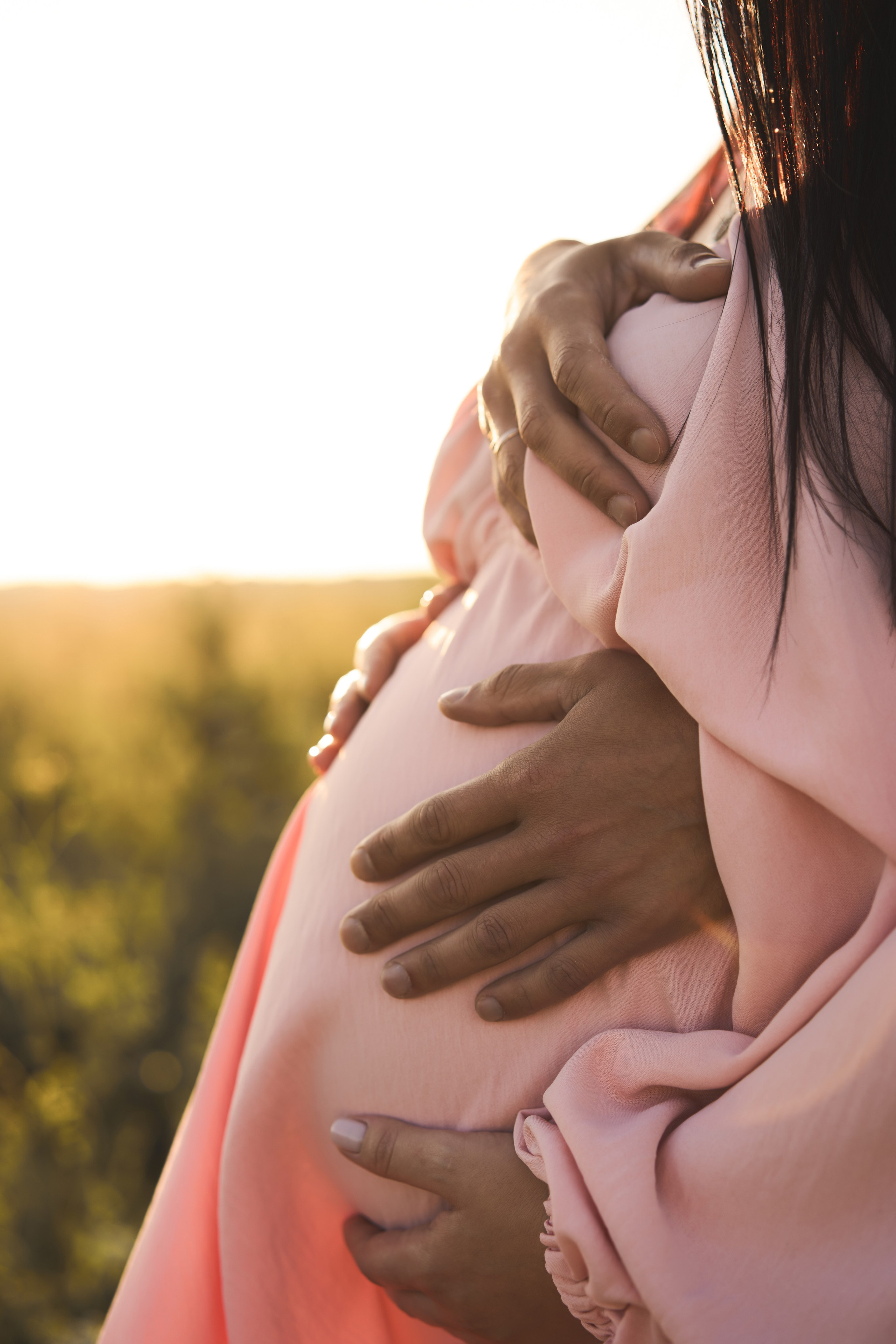 Семейная фотосессия беременность на закате. Фотограф Екатеринбург Кокшарова Александра