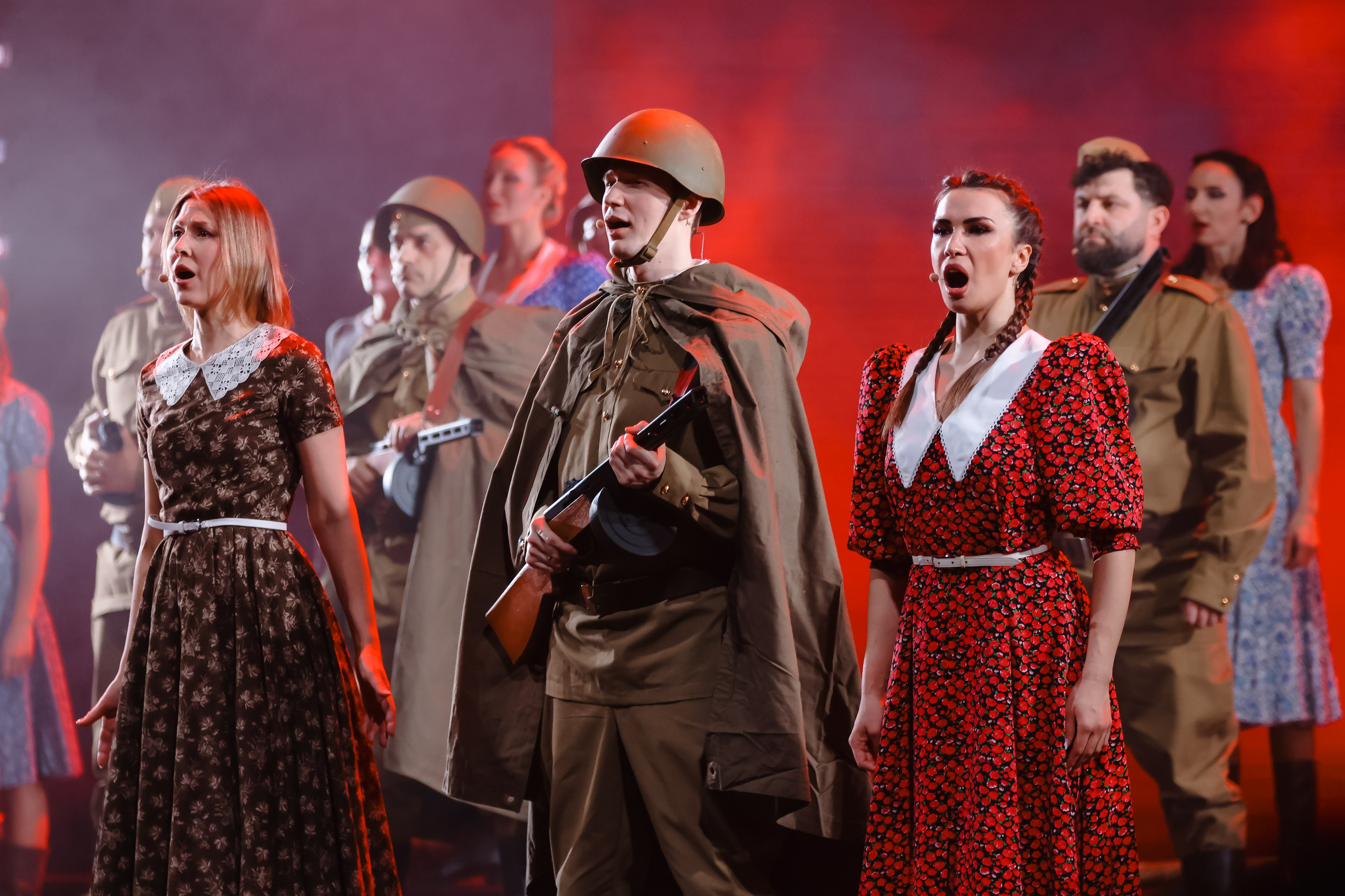 Василий Теркин, театр «Русская песня». Фотограф Ольга Махалова — Санкт-Петербург, Москва, Нижний Новгород