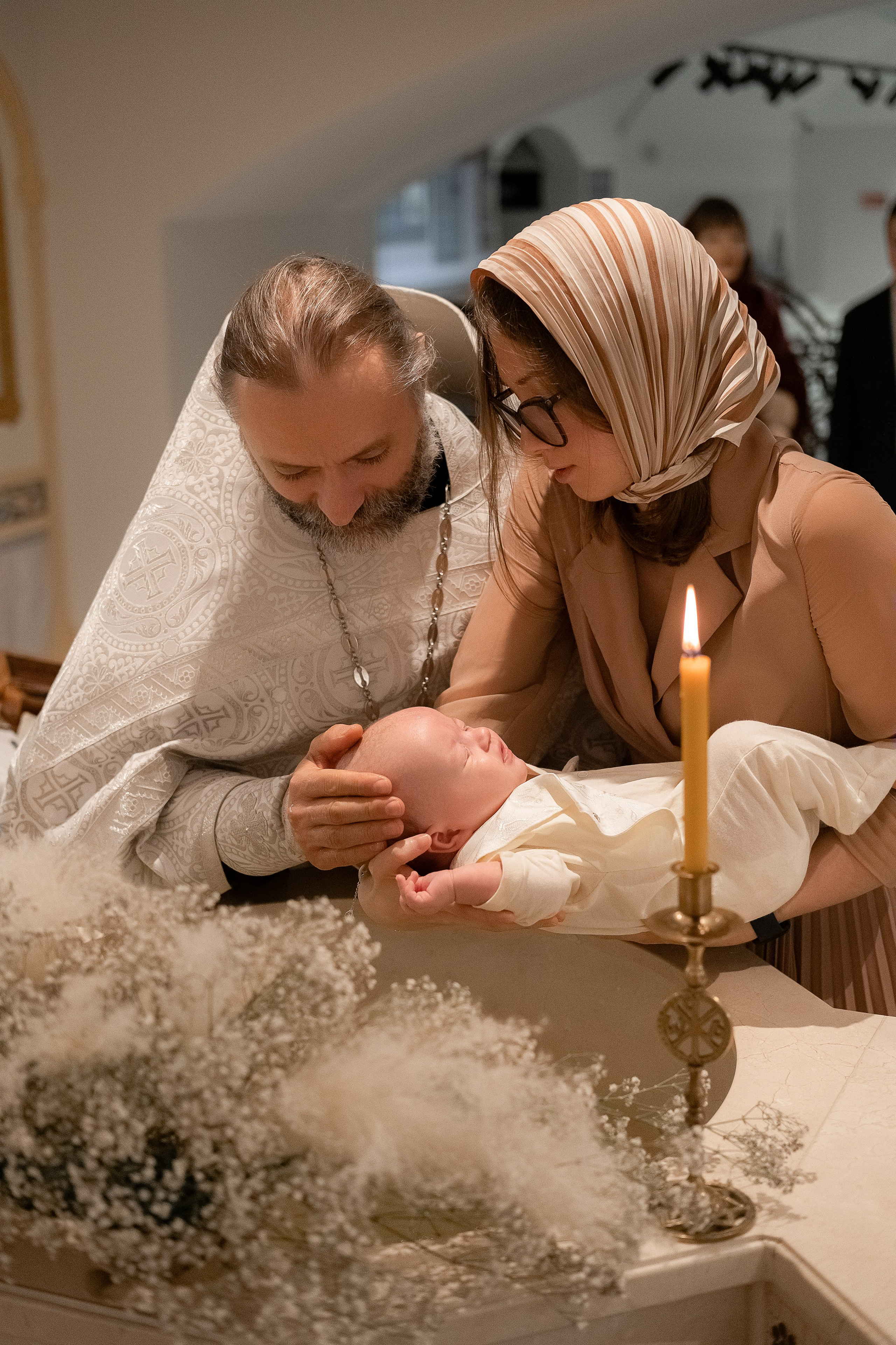 Таинство крещения. Семейный и женский фотограф в Санкт-Петербурге