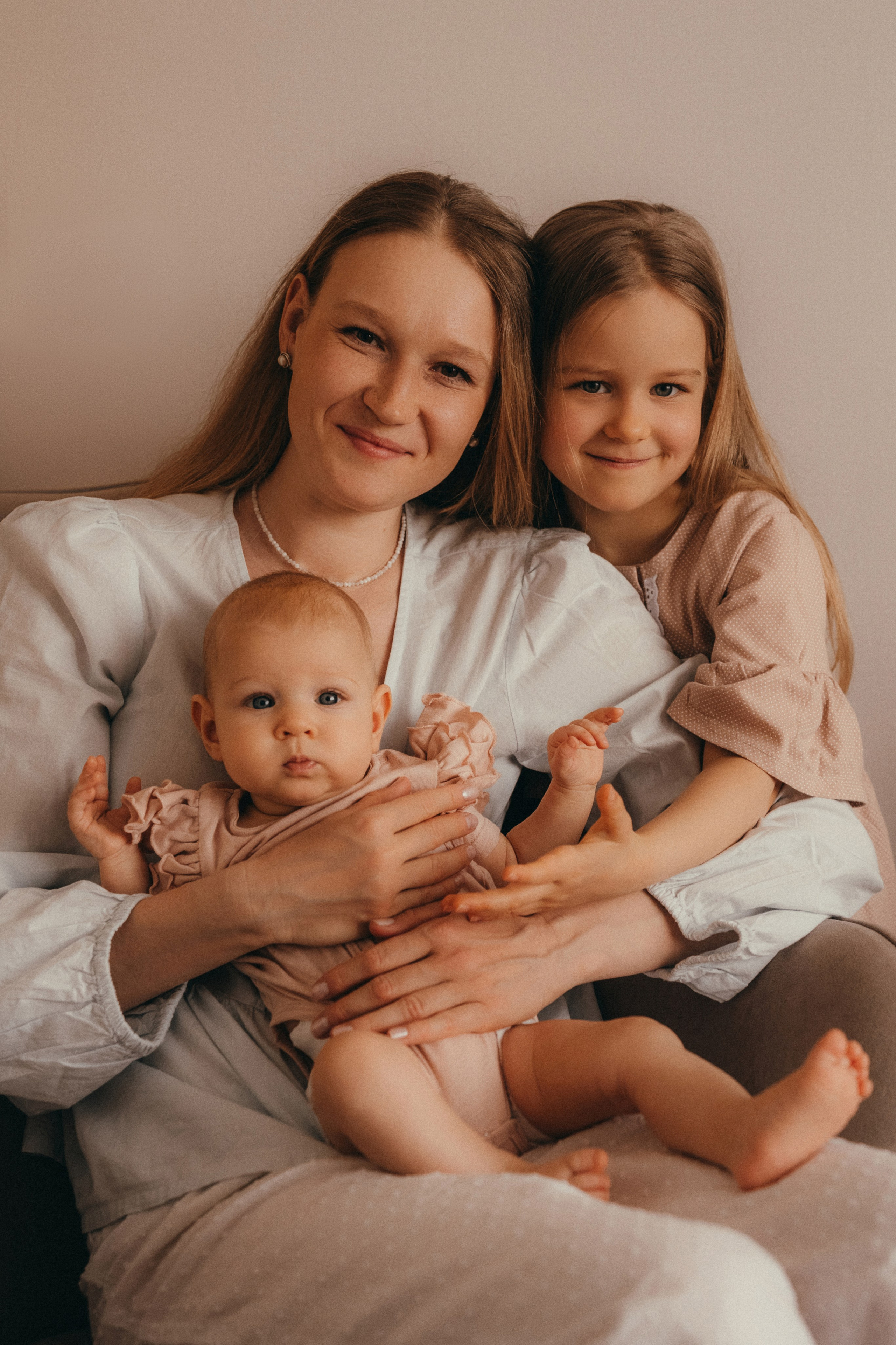 Дима, Саша, Ульяна и Даша. Семейный фотограф • Домашние съемки в Нижнем Новгороде