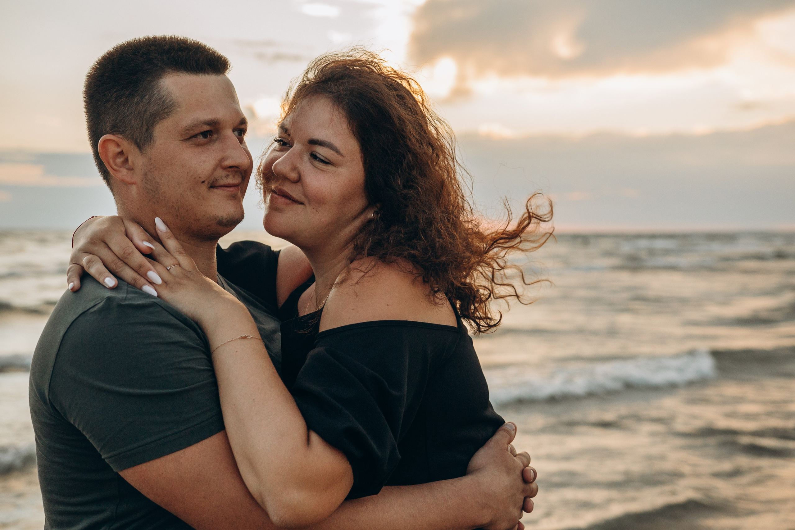 Михаил, Алена и Кирюша — встреча заката с любимыми. Семейный фотограф Новороссийск, Анапа, Геленджик — Юлия Давыдова