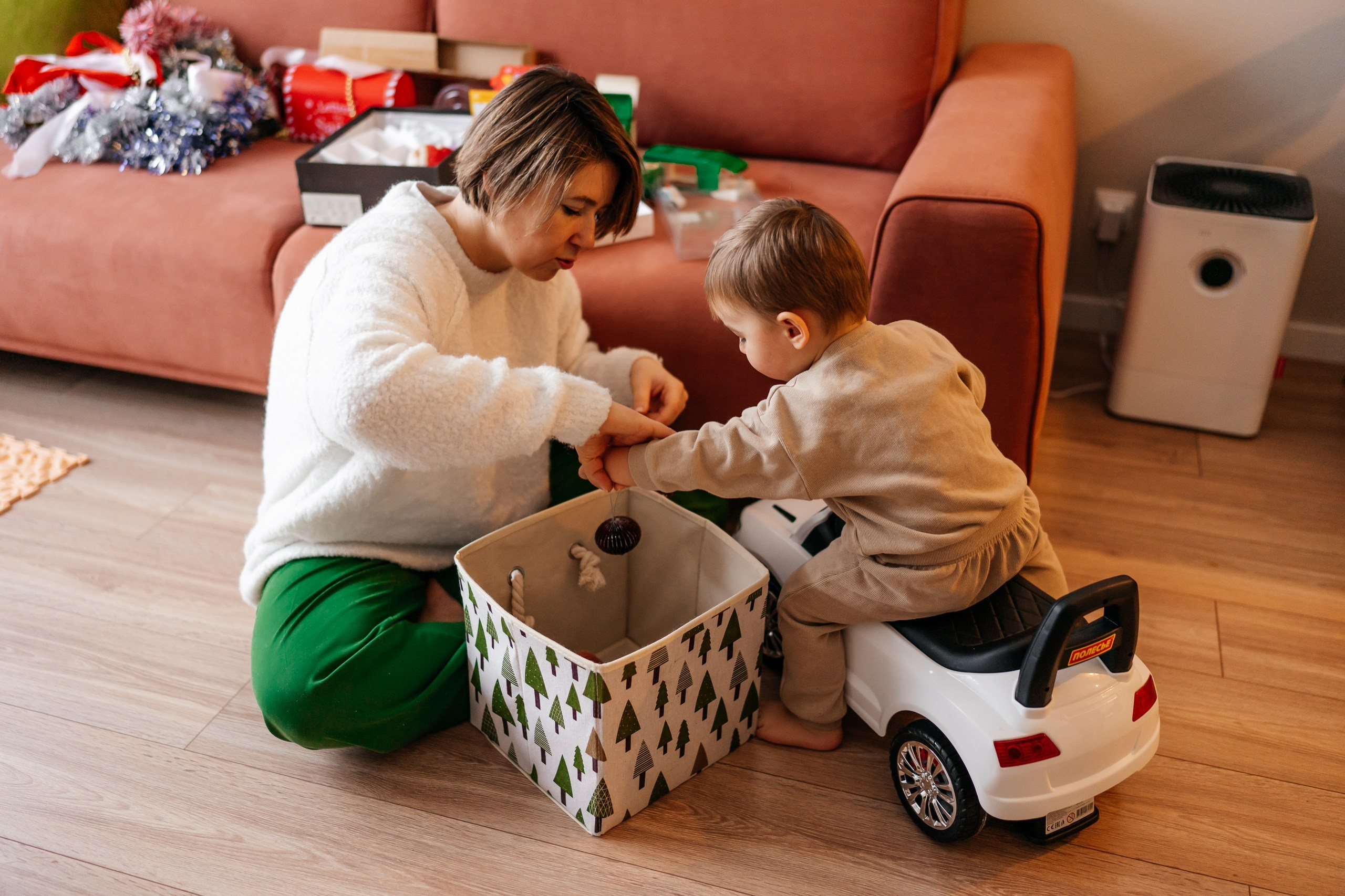 Новогодняя история. Ярослав, Дима и Галина. Семейный фотограф в Москве Ирина Жур