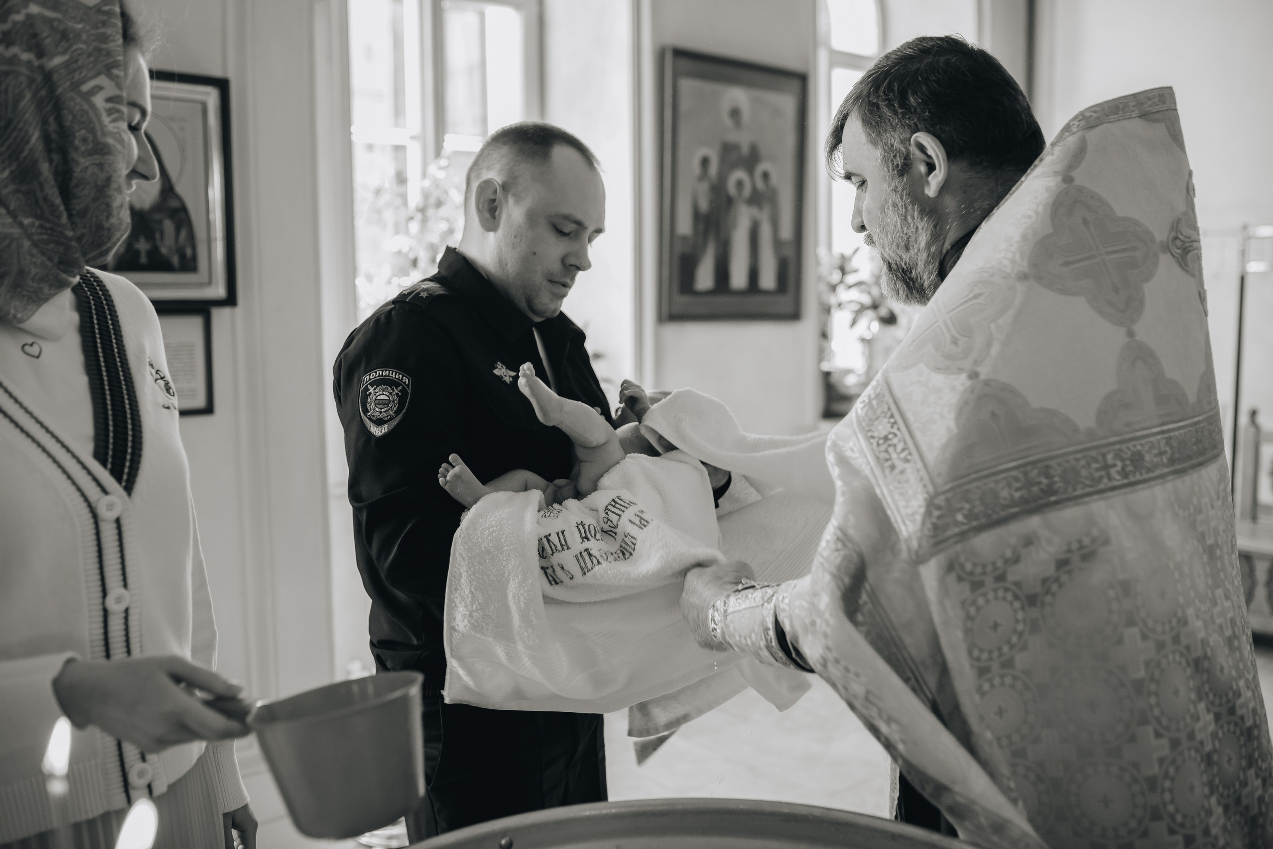 Крещение в светлом Храме. Семейный и детский фотограф в Москве Дорогова Екатерина