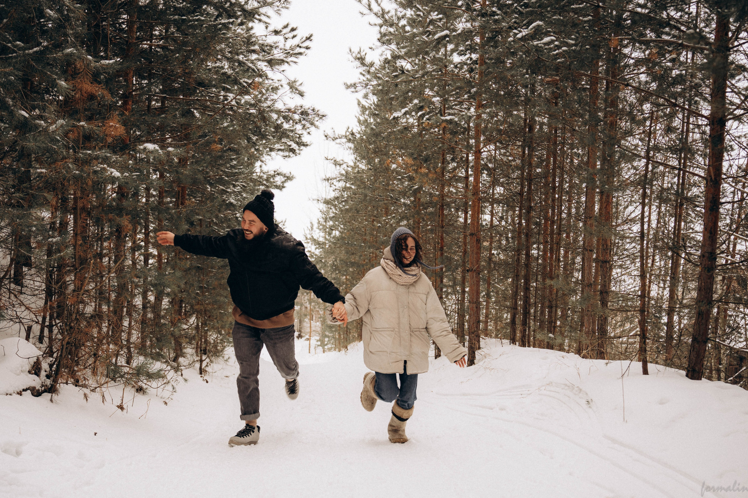 Романтичный снегопад. Алиса Никитцова | Фотограф в Казани