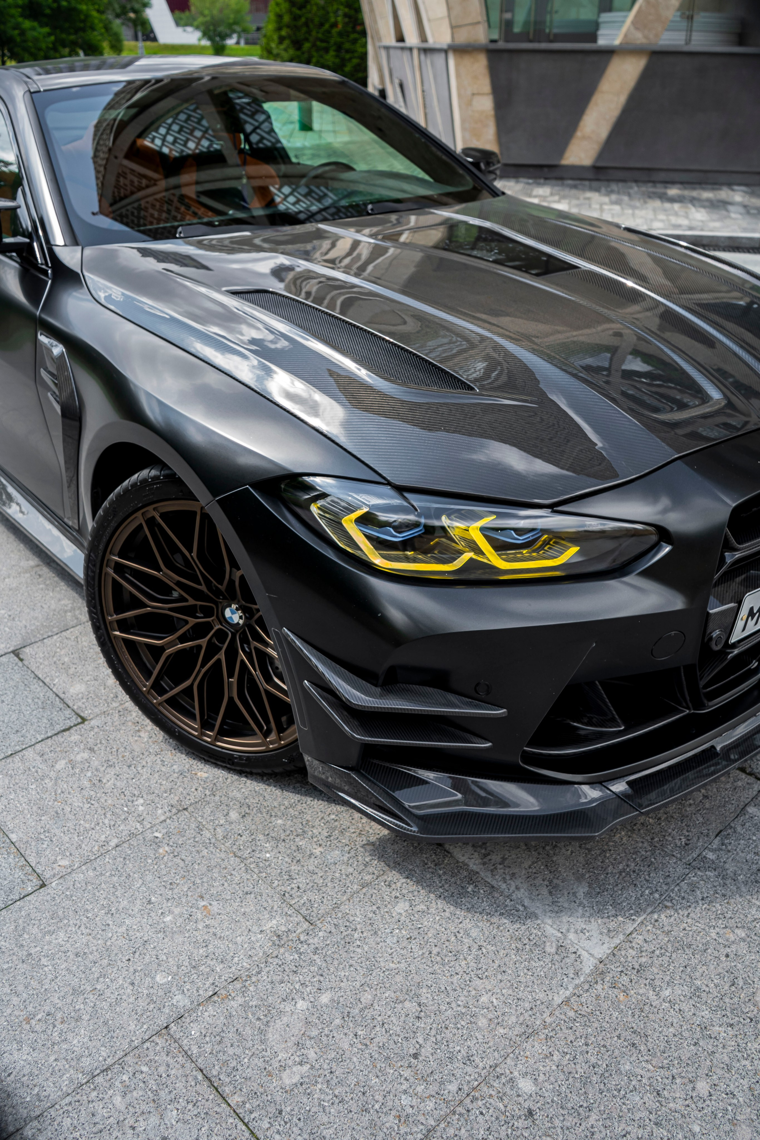 BMW M4 (Black matte). Автомобильный фотограф Ногинск Денис Городок