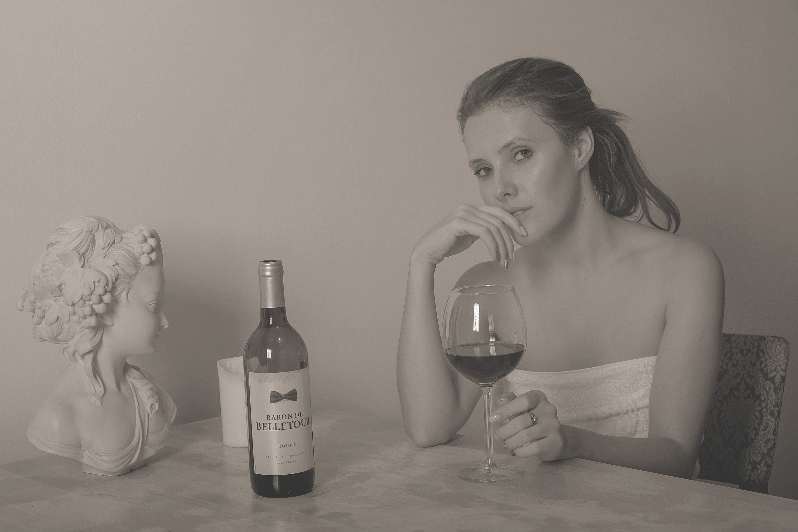 50 оттенков серого. Портретная фотосъемка в Москве. Фотограф Алексей Афанасьев