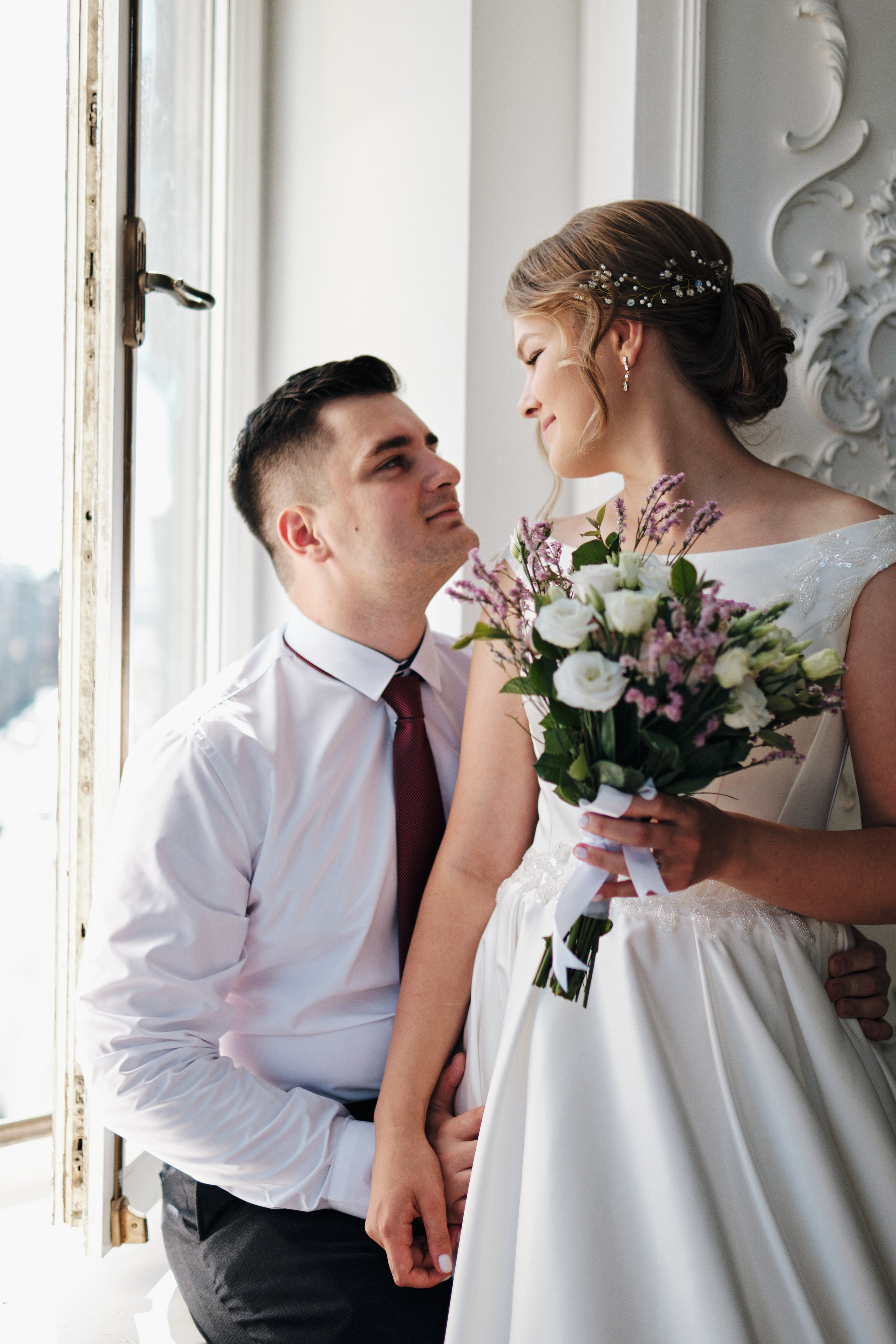 Свадебная фотосессия в студии в Санкт-Петербурге