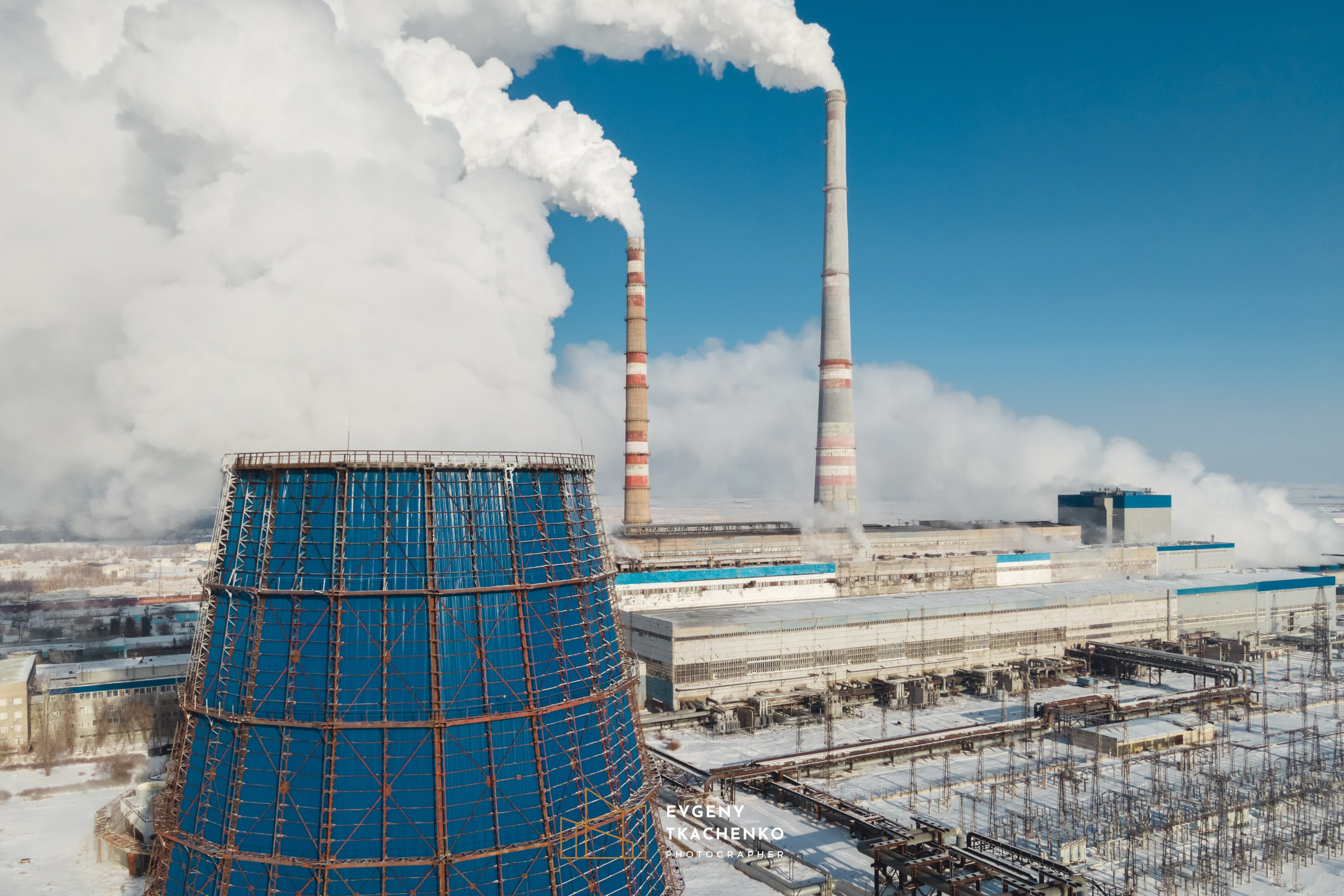 Карагандинская ТЭЦ-3. Архитектурный и интерьерный фотограф в Казахстане