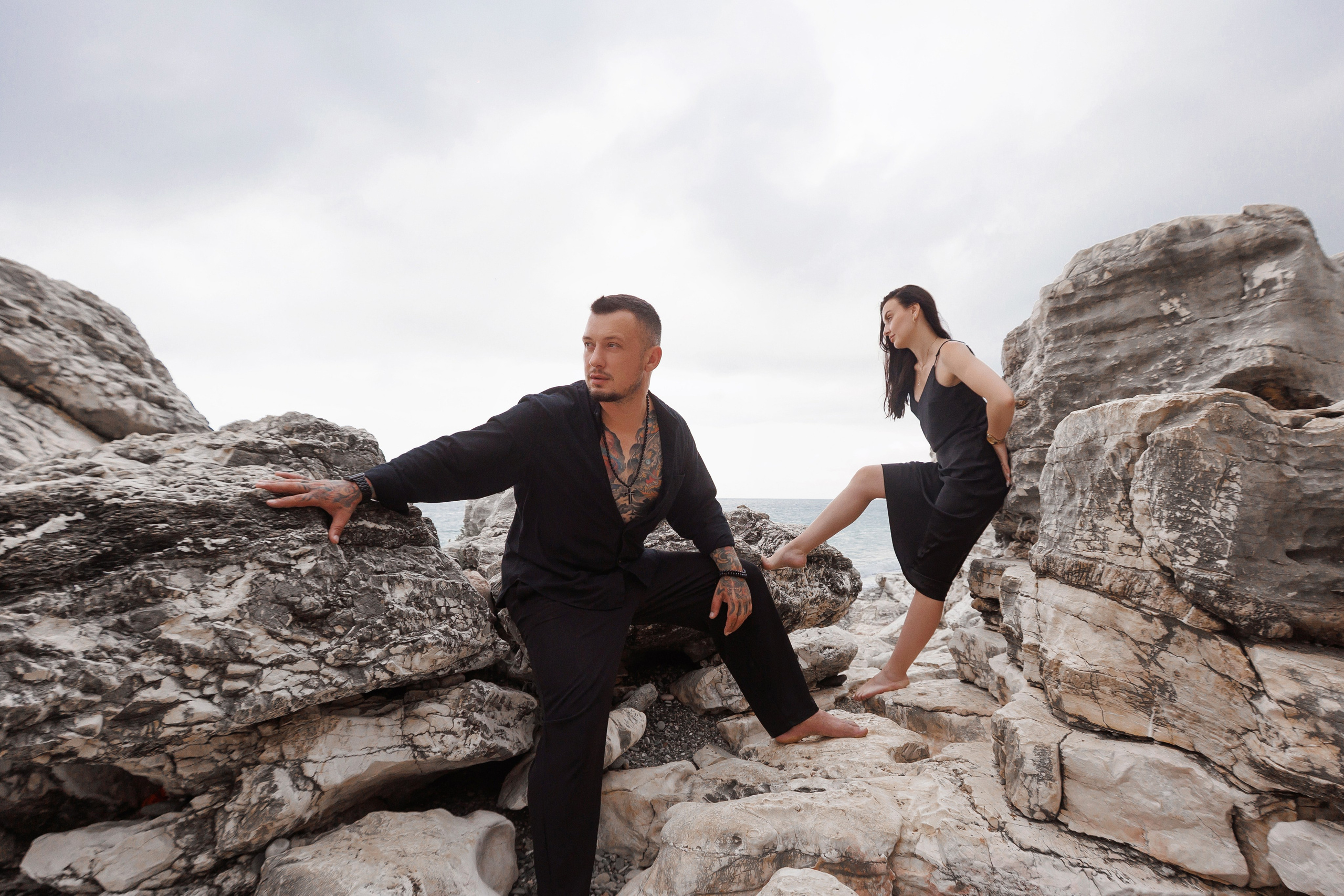 Парная фотосессия у моря. Свадебный и семейный фотограф в Сочи Денис Вялов