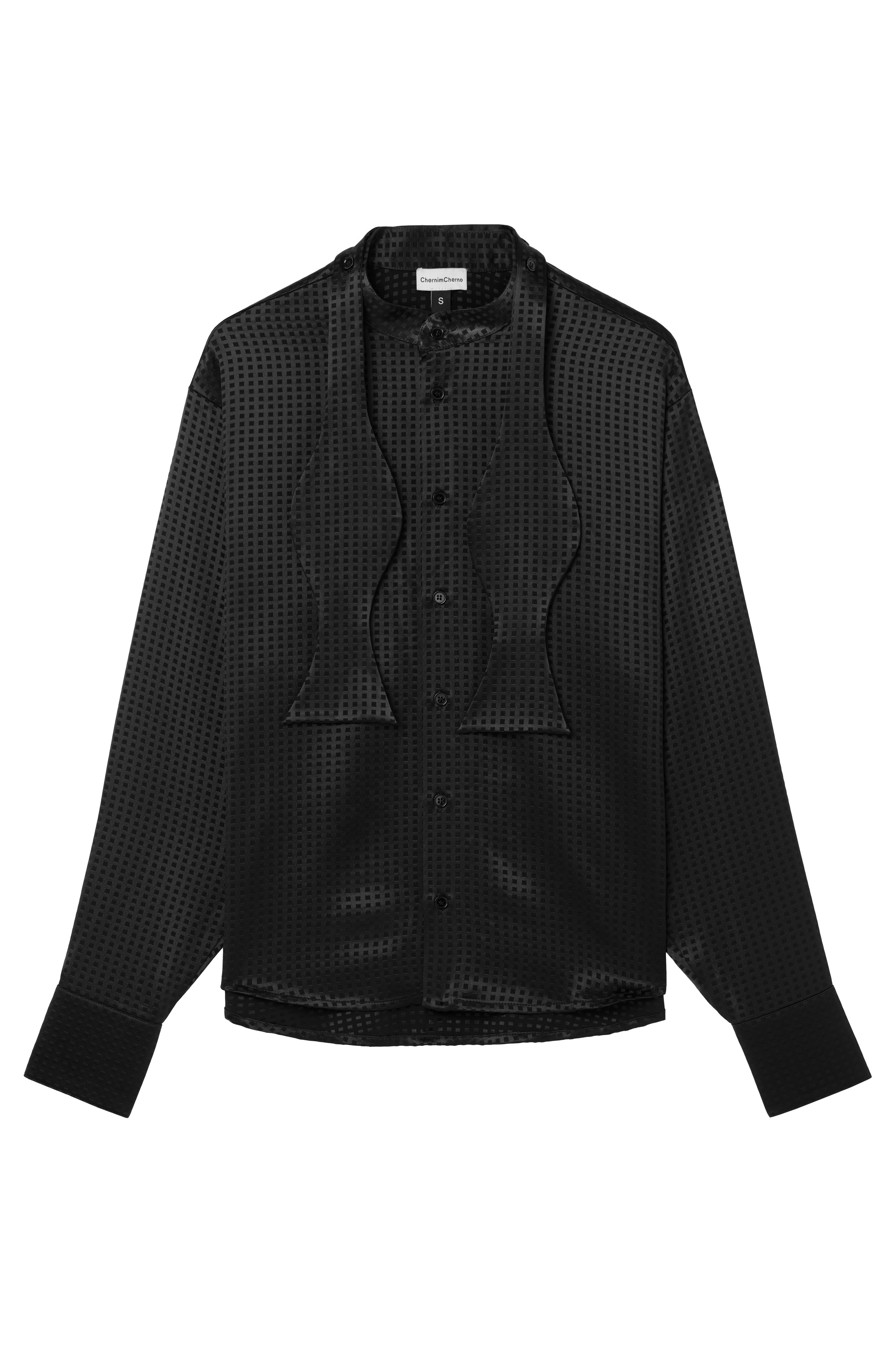 Одежда Chernim Cherno на прозрачном манекене и в раскладку. Олег Дмитриев