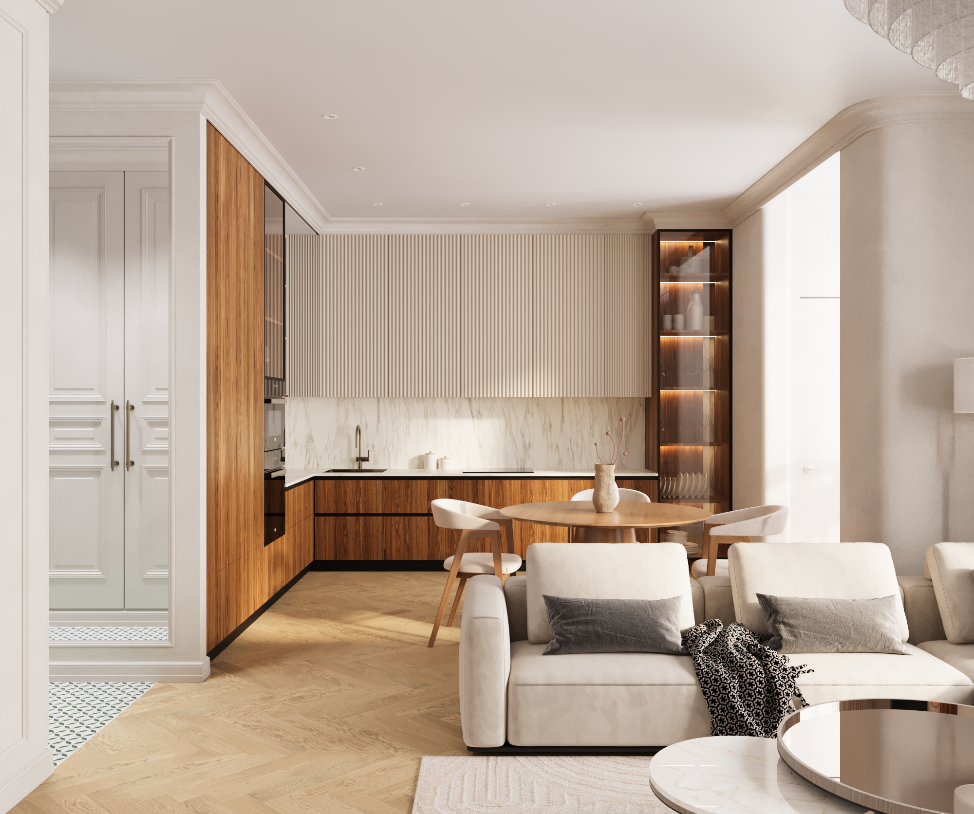 ЖК Видинеевский 78 m², г. Уфа. Дизайн интерьера и ремонта Уфа Москва