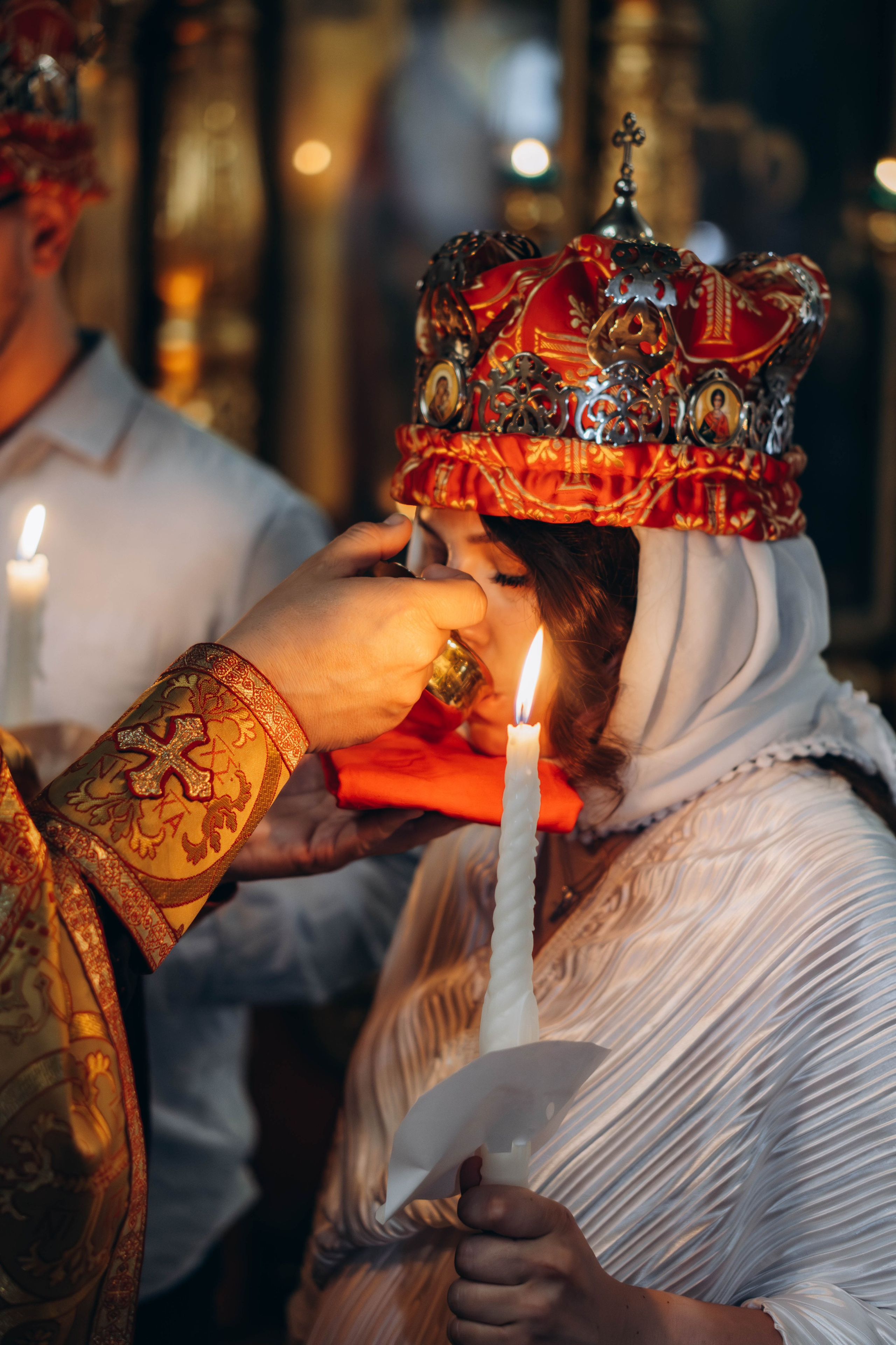Венчание Алексея и Яны Церковь Рождества Христова. Фотограф Москва Валерия Веденина