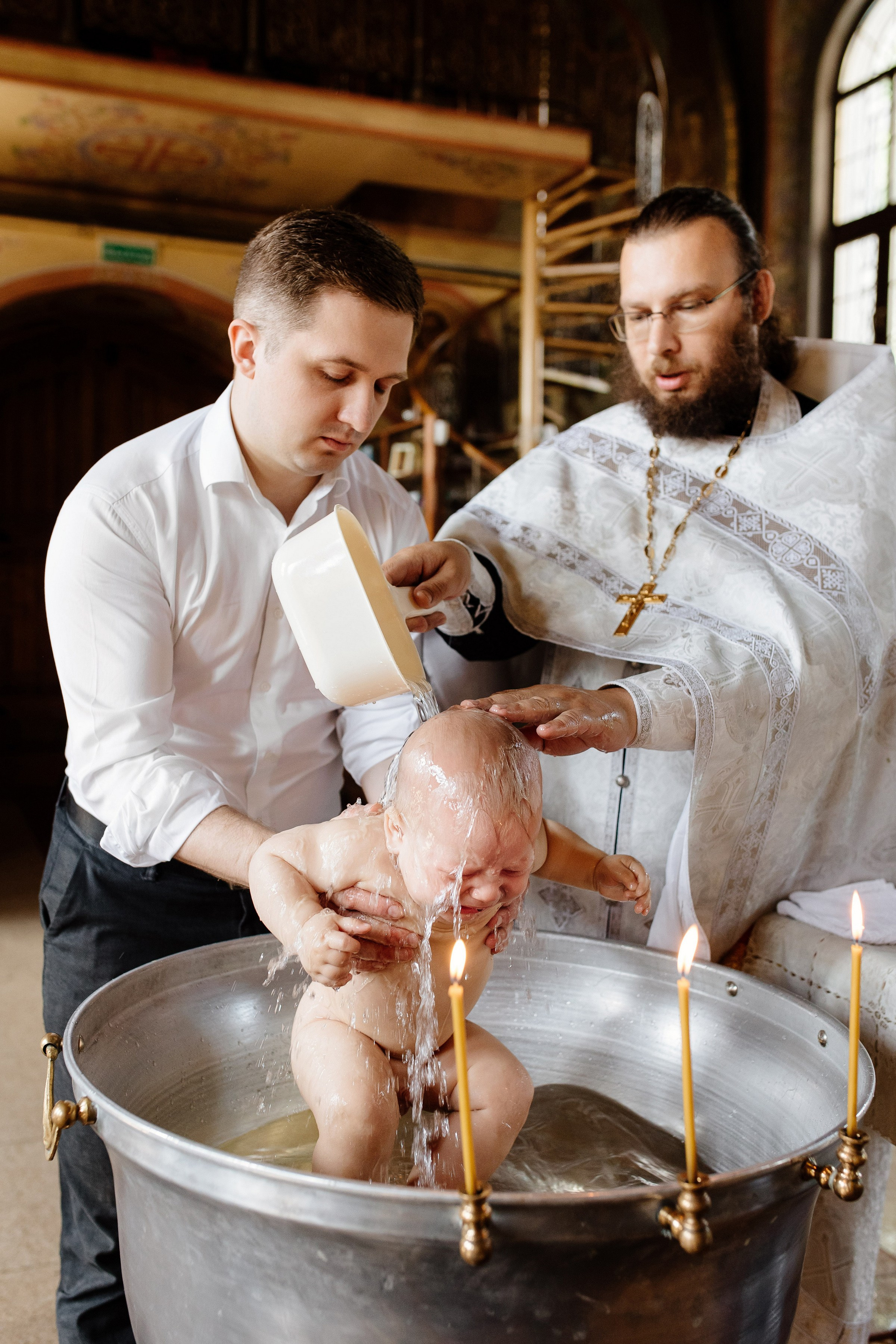 Крещение Луки. Свадебный и семейный фотограф Екатерина Иванова
