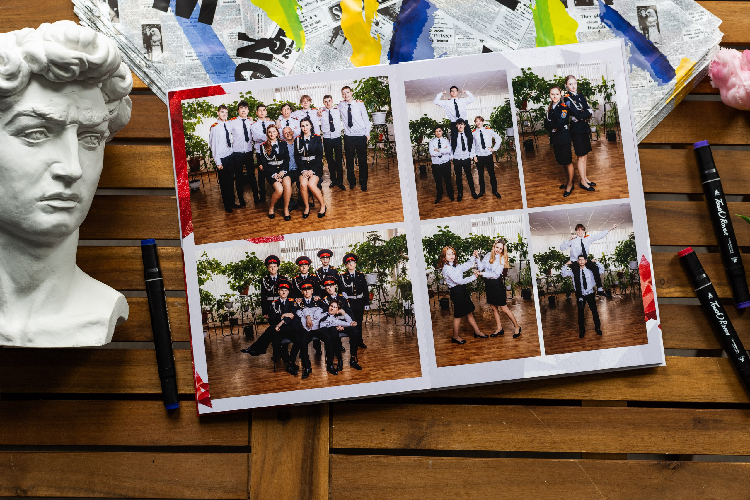 Дизайн кадетам. Выпускные альбомы в Подольске Москве и МО