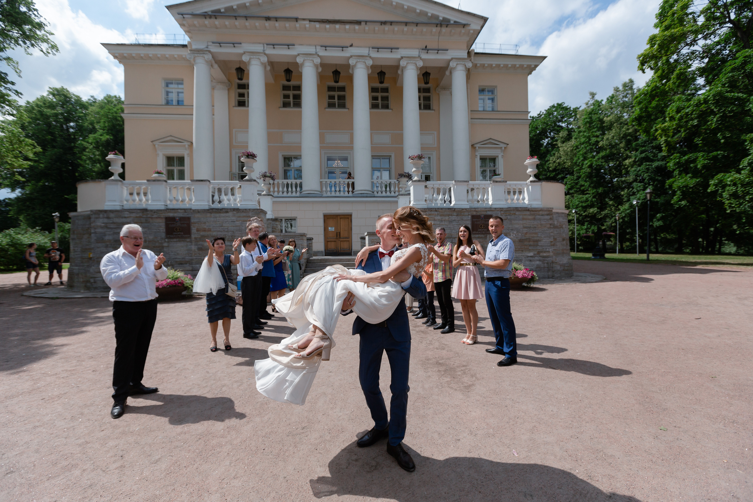 Виктория и Никита. Свадьба в Пушкине. Свадебный фотограф в Санкт — Петербурге и Ленинградской о