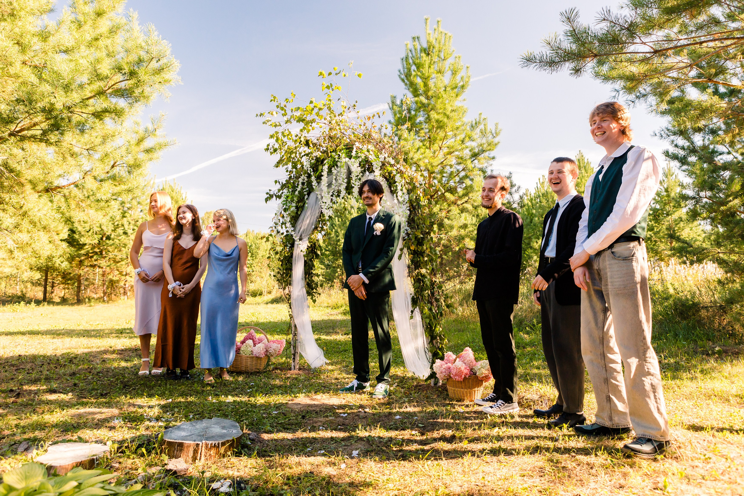 Загородная свадьба в поселении «Родное». Фотограф Илья Силин