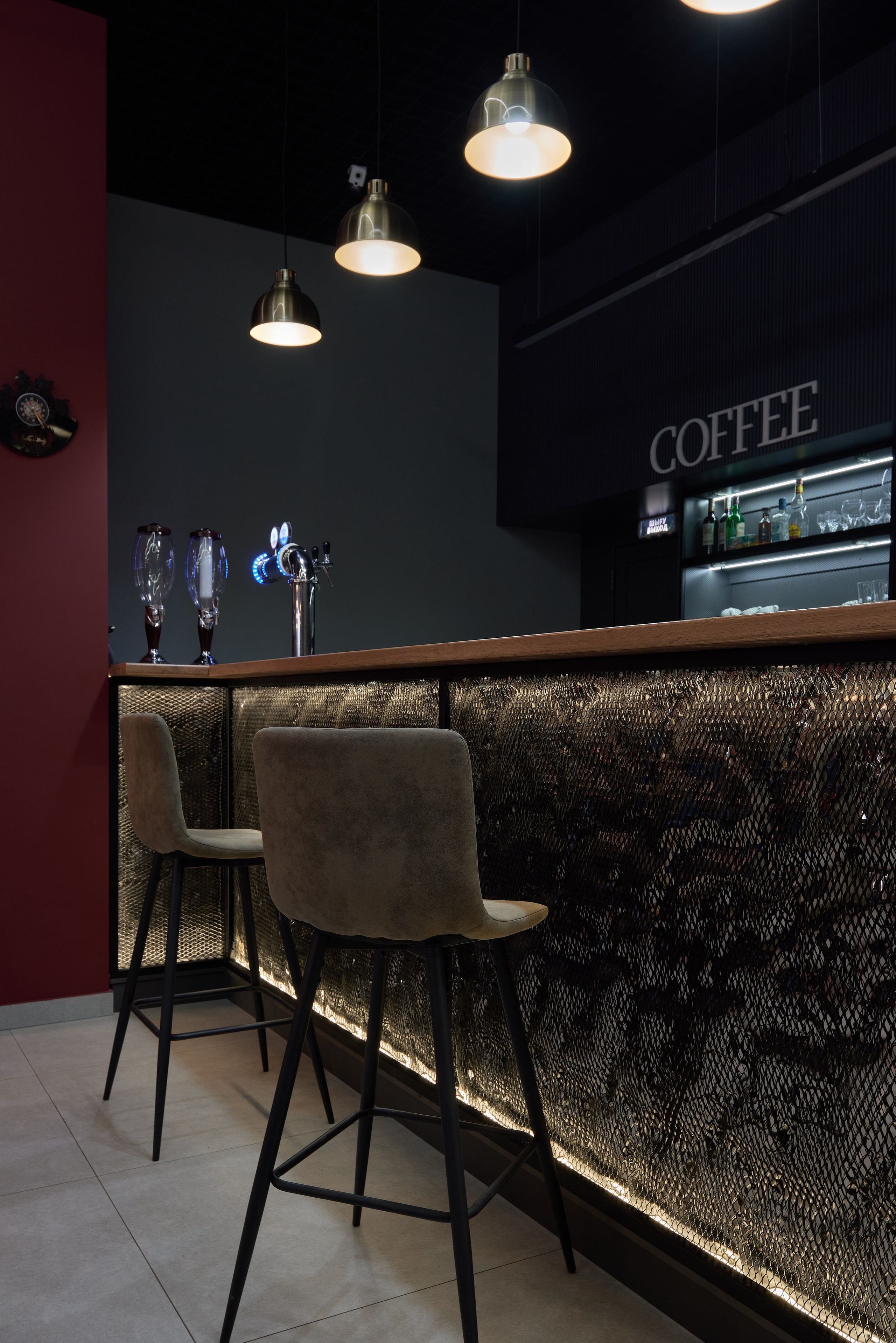 Кафе Мюнхен, Костанай (Казахстан). Абросимов Лев интерьерный и архитектурный фотограф