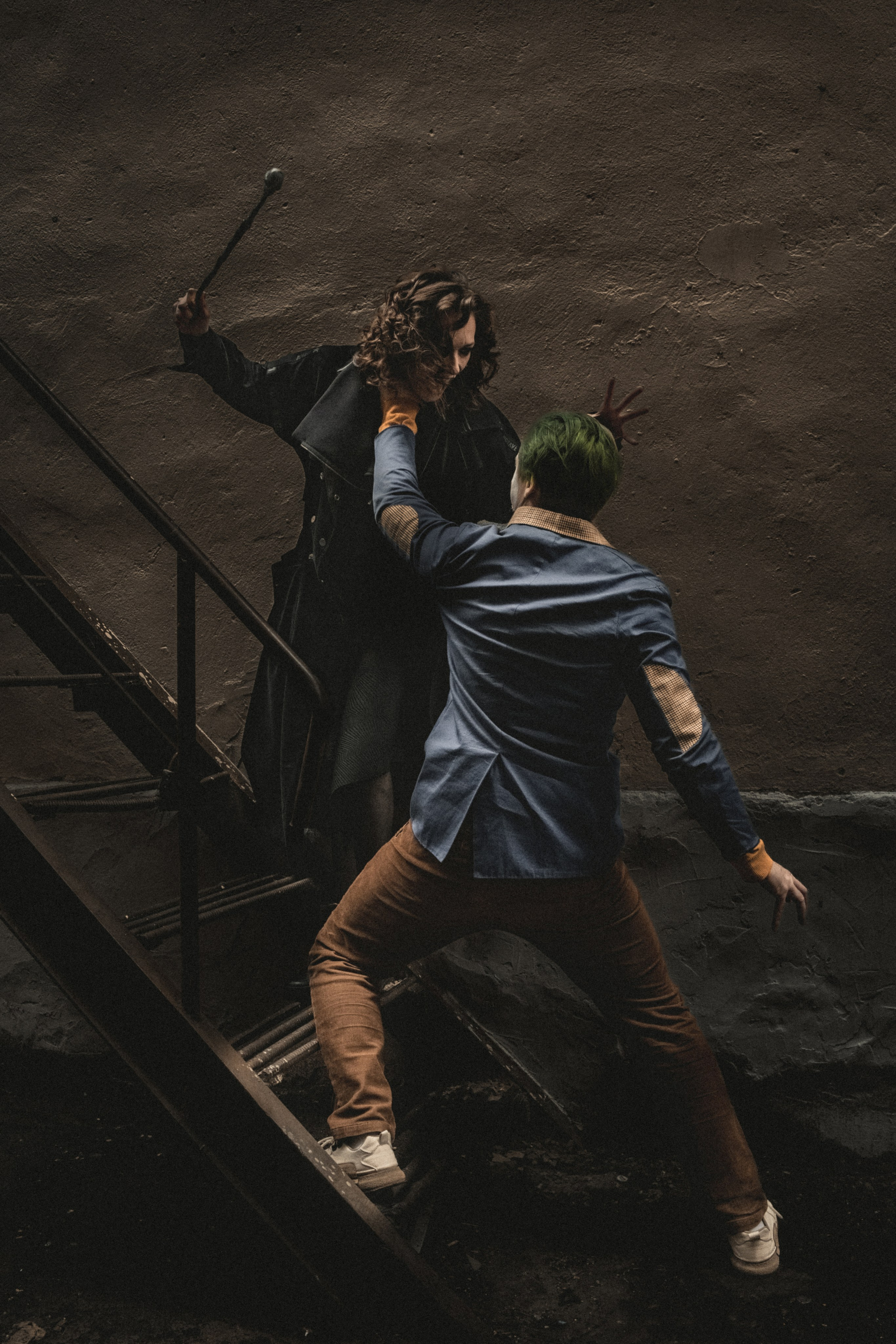 Схватка Джокера и Беллатрисы. Портретный фотограф в Москве Виталий Сабирзянов