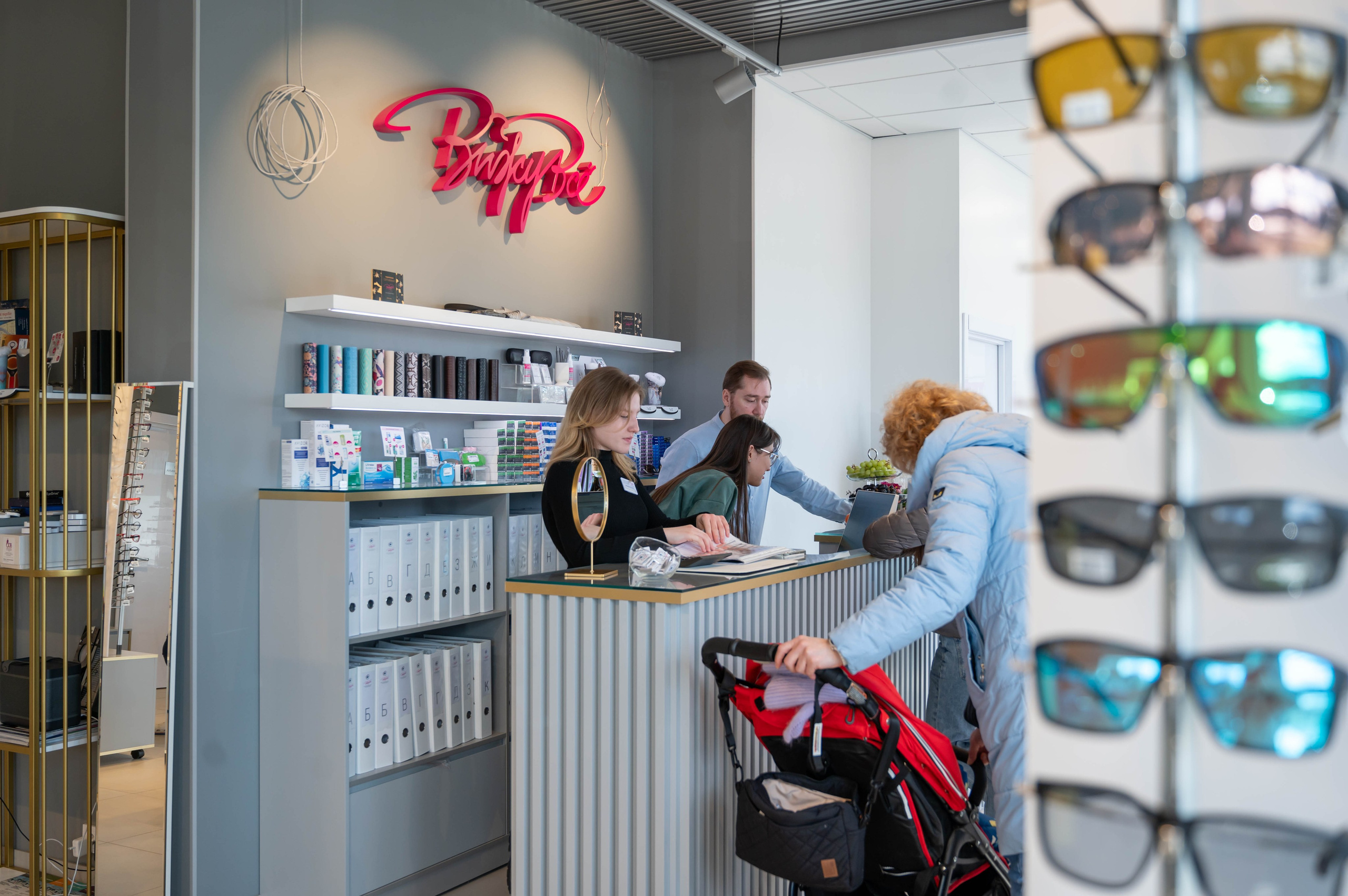 Съёмка открытия оптики