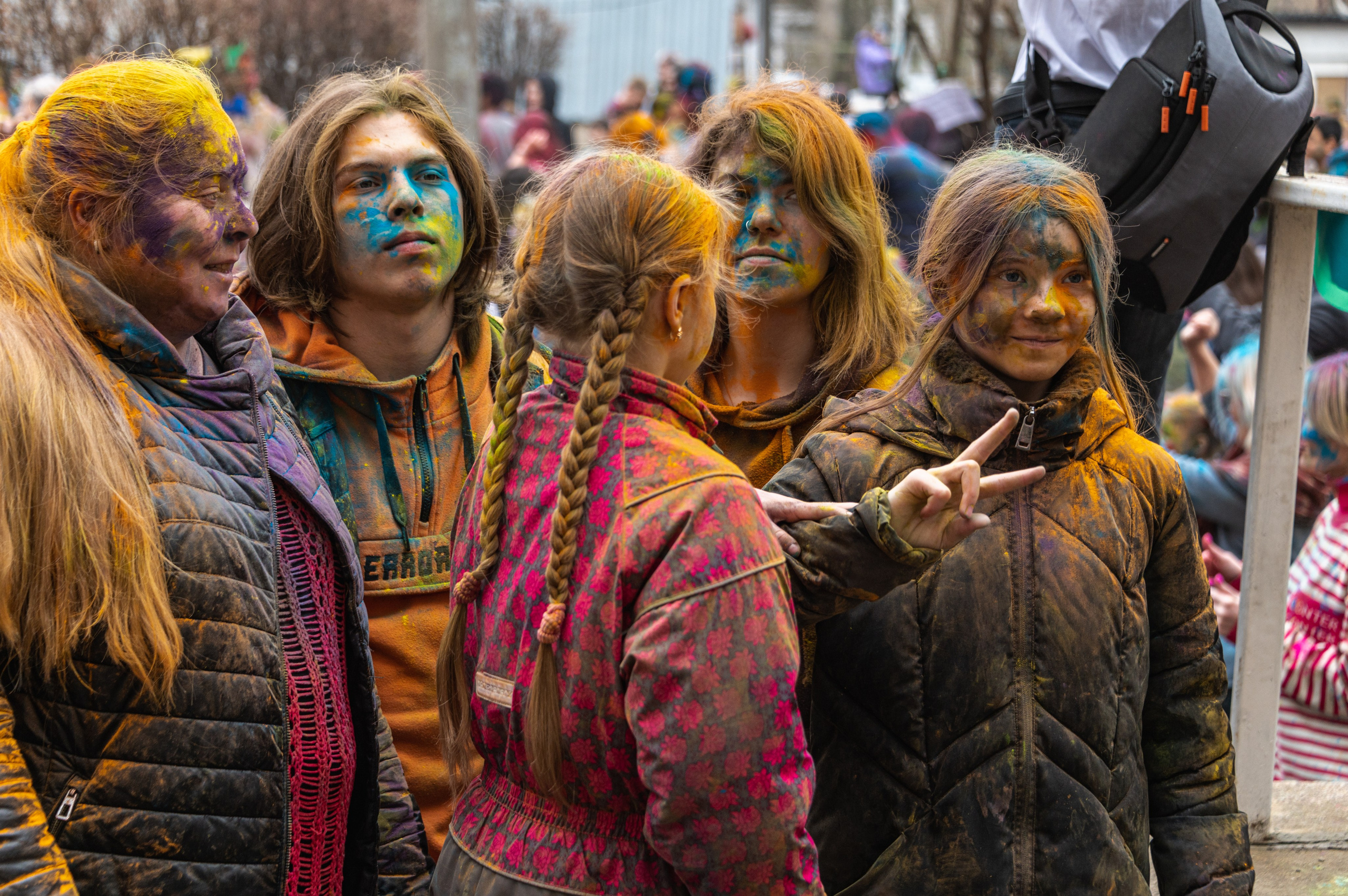 Праздник Холи в Москве. Фотограф Роман Адлер