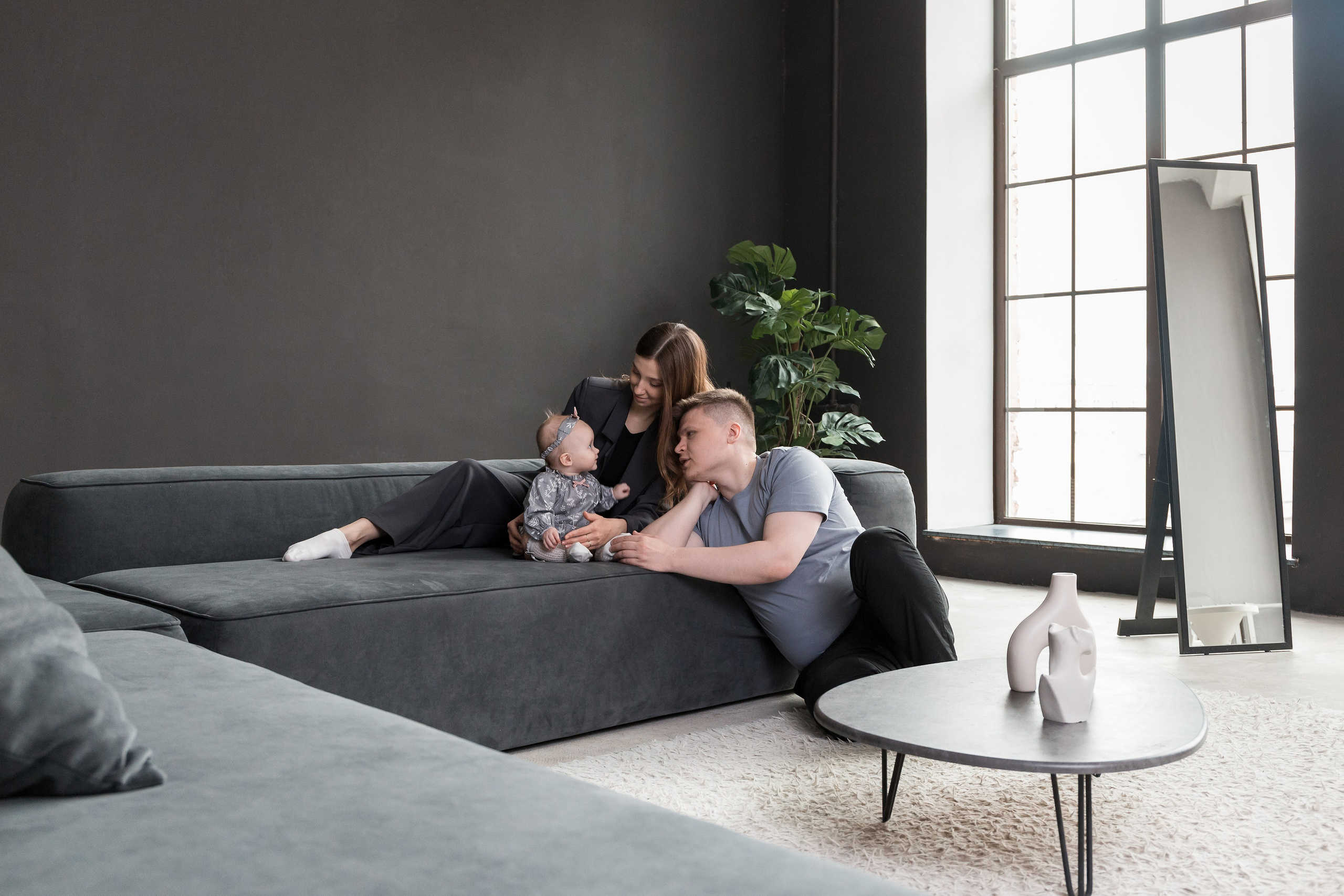 Семейная студийная съемка. Семейный и детский фотограф в Перми Ксения Масленникова