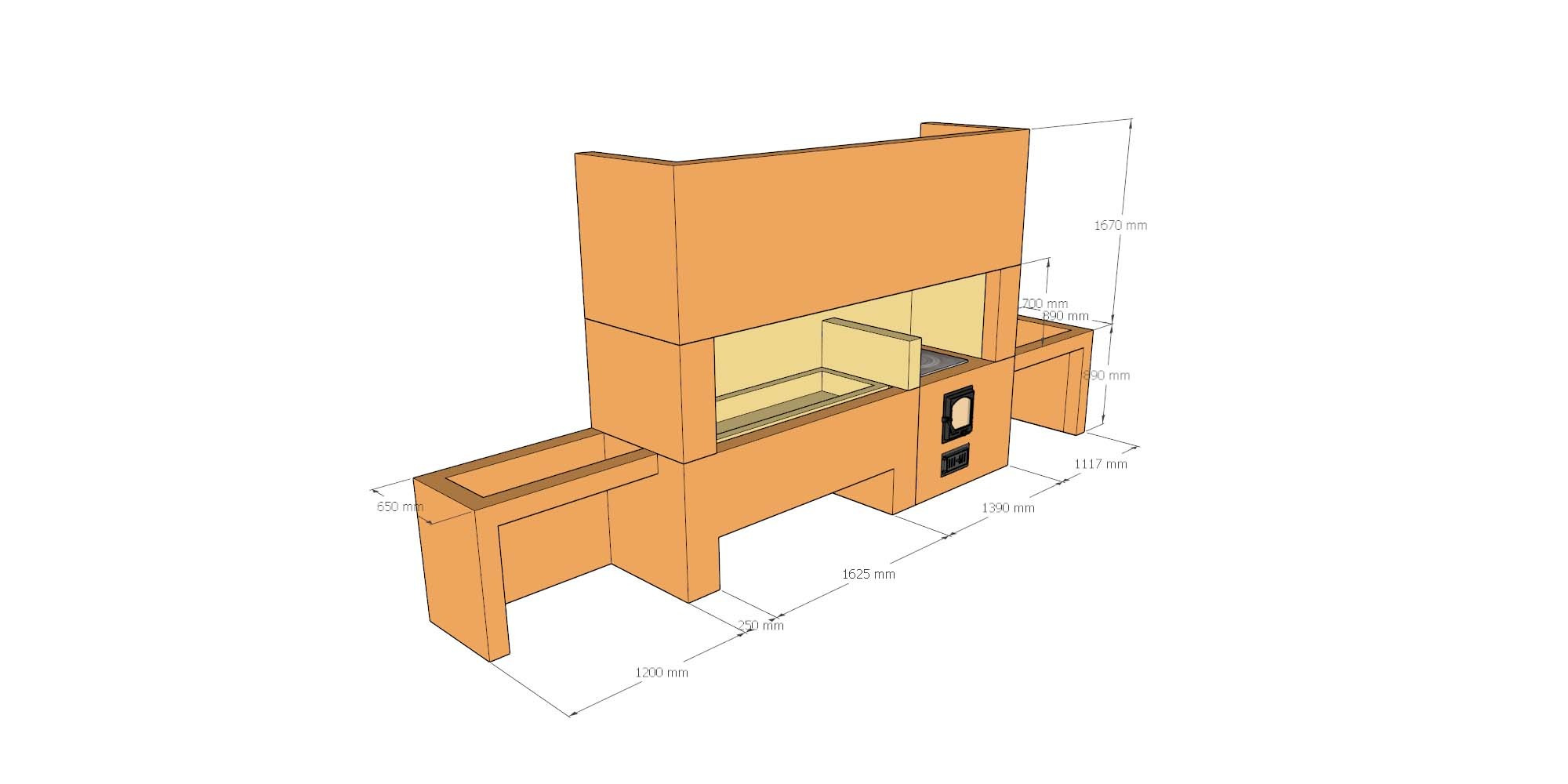 Комплекс барбекю. Огонь и Камень — Печи, Камины, Мангалы, Барбекю