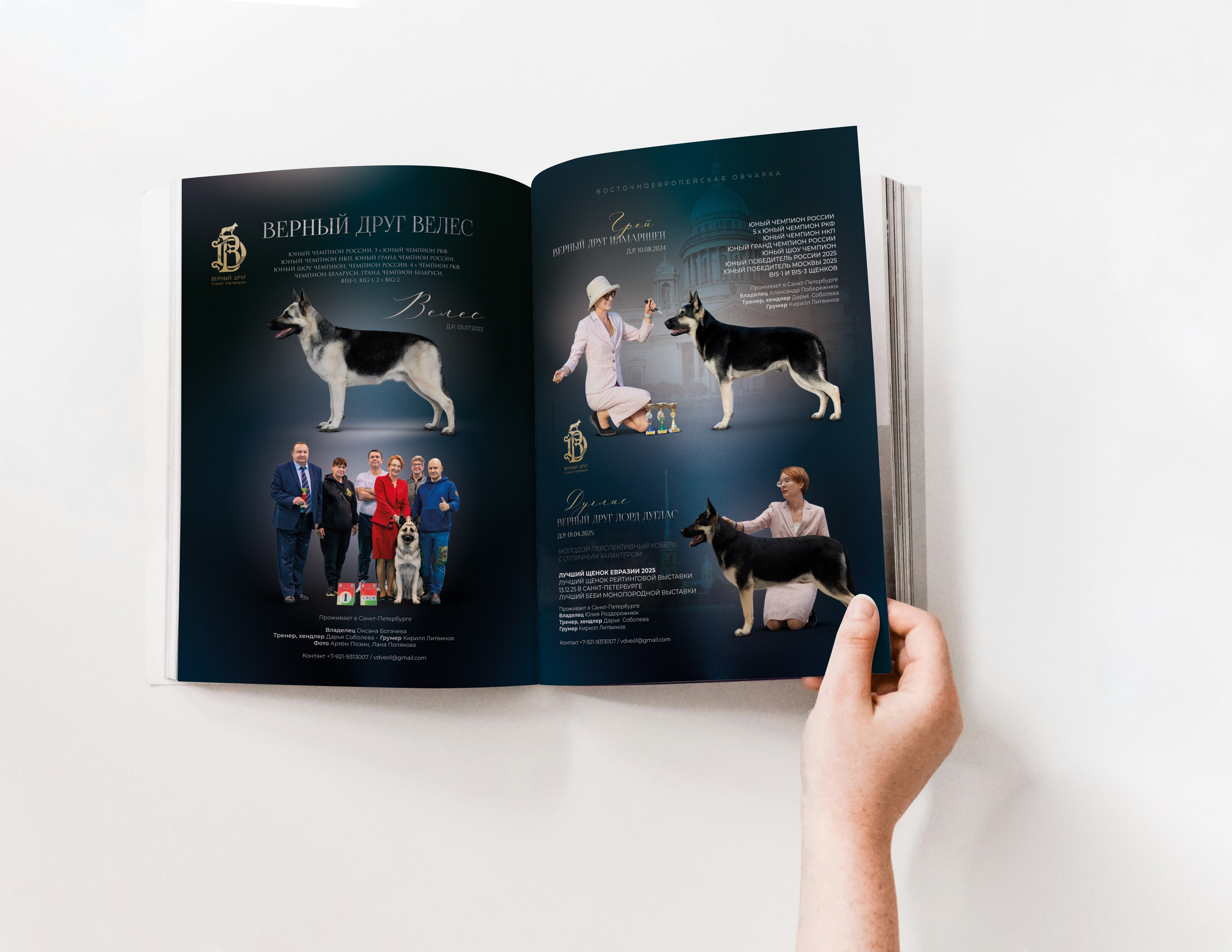 Блок презентаций в журнал HOTdog для Соболевой Дарьи