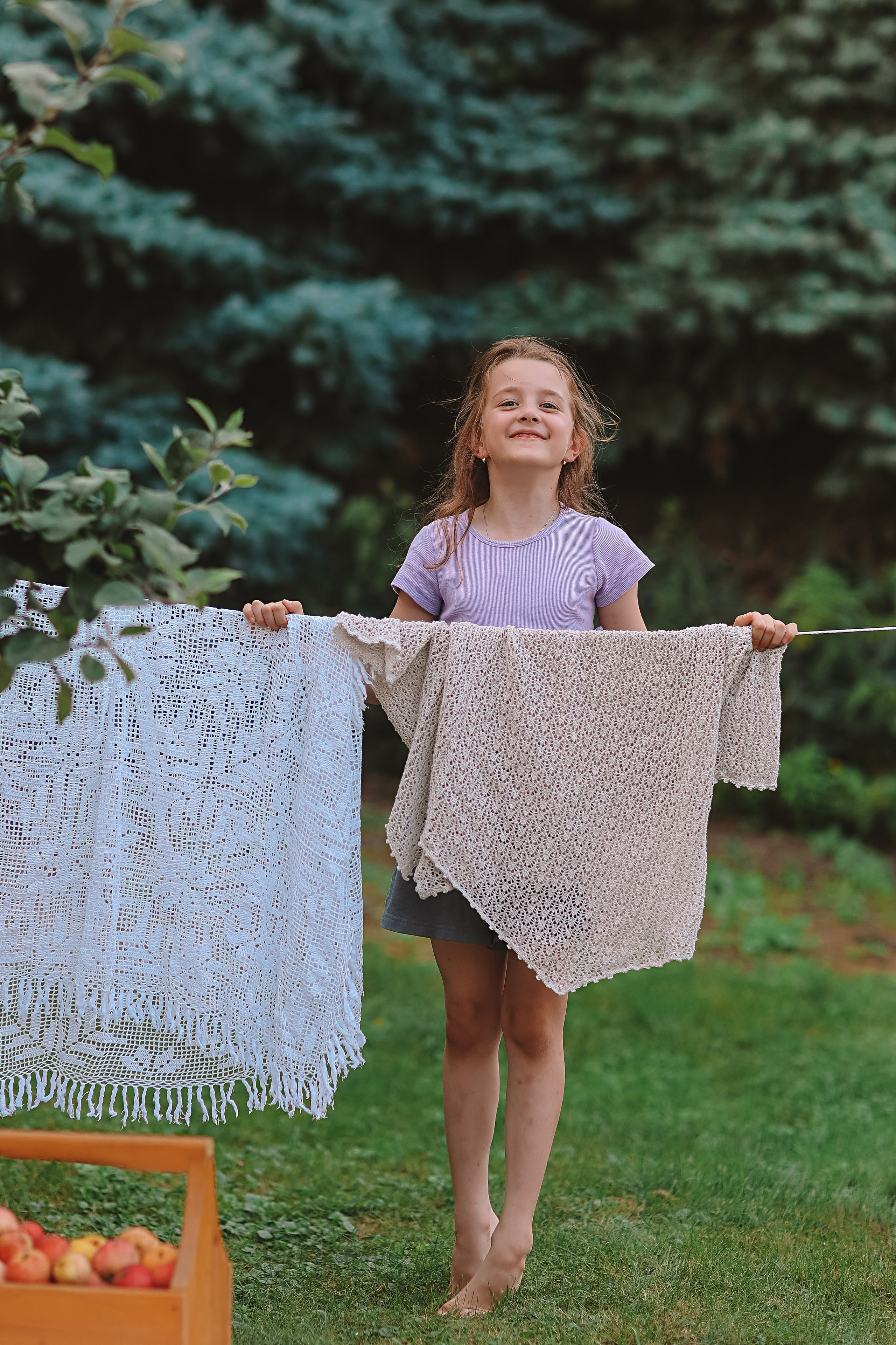 Яблоки. Семейный фотограф Тюмень, фотограф на роды Салмина Мария