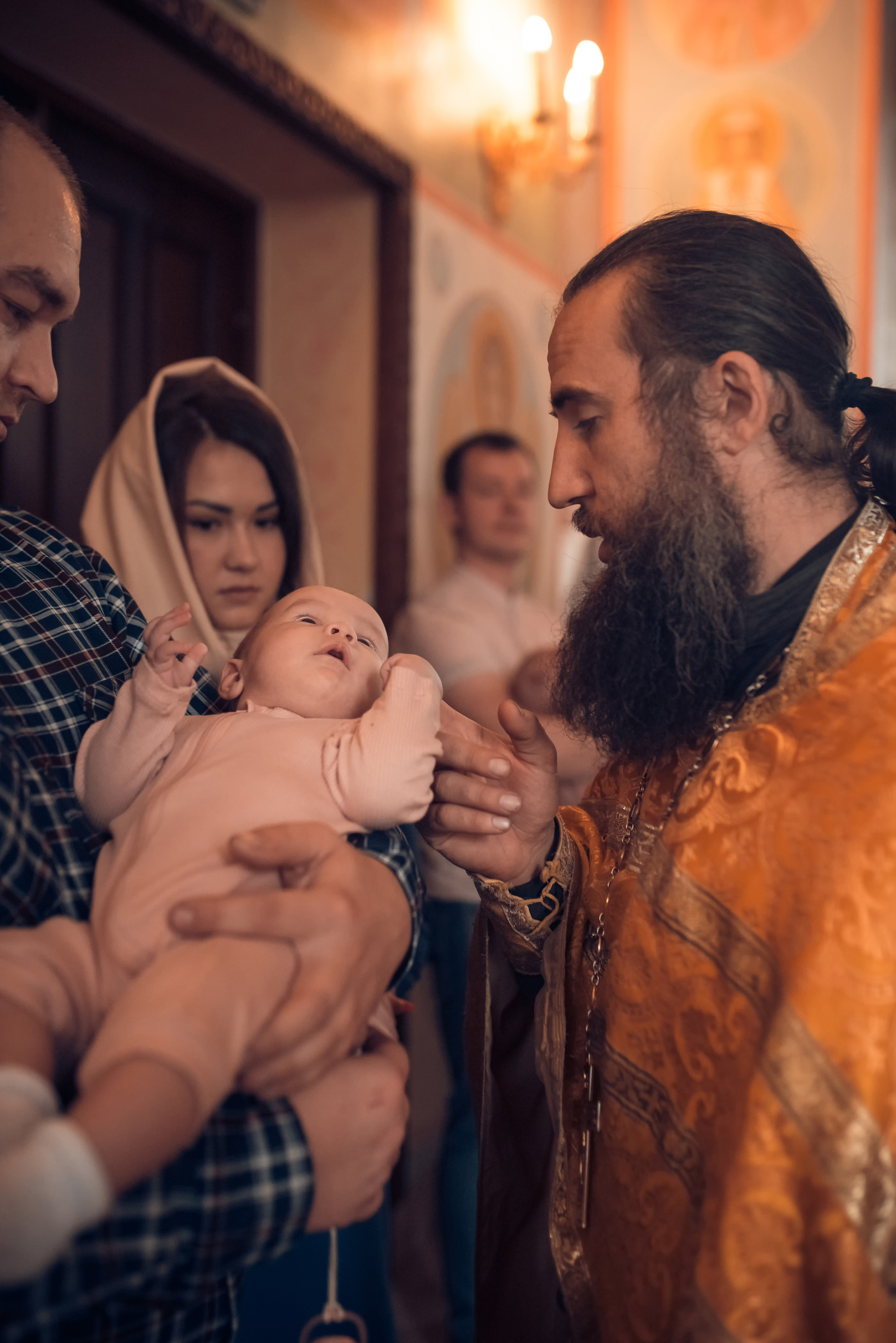 Таинство Крещения Крестовоздвиженский храм. Семейный фотограф Олеся Батурина Рязань