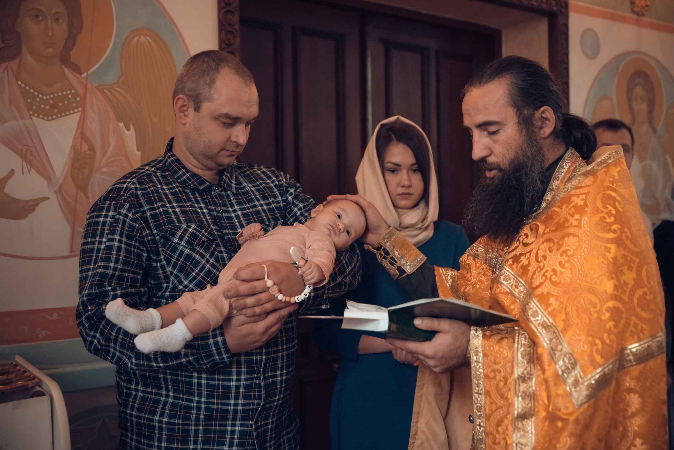 Таинство Крещения Крестовоздвиженский храм. Семейный фотограф Олеся Батурина Рязань