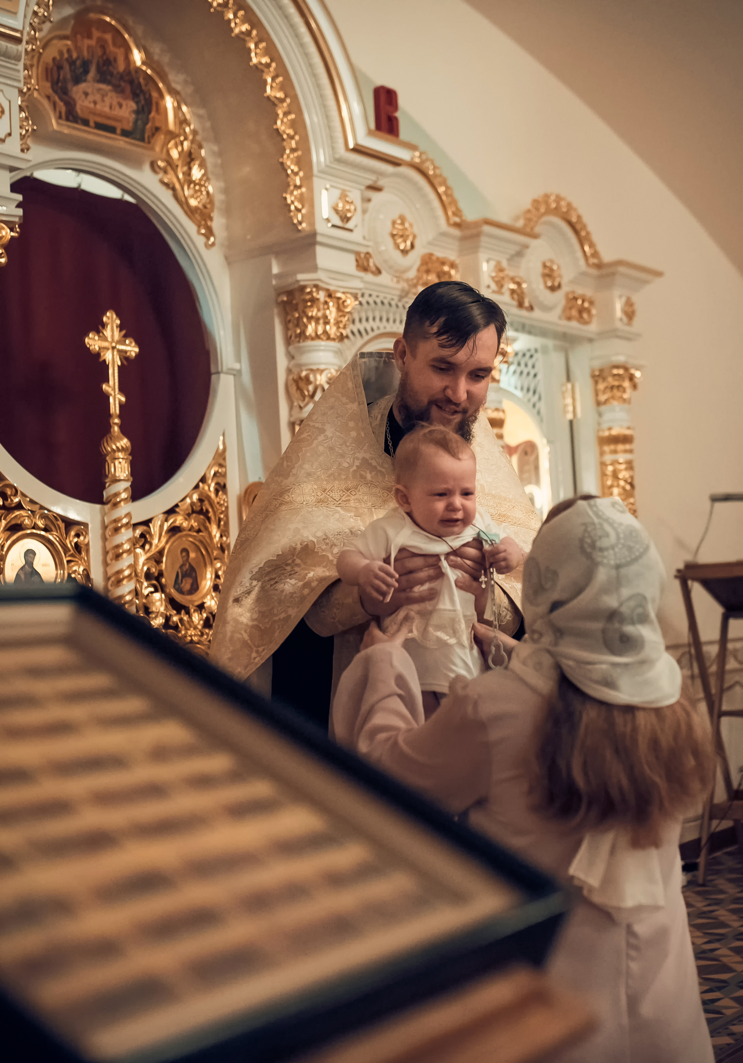 Таинство Крещения Храм Сретения Господня. Семейный фотограф Олеся Батурина Рязань