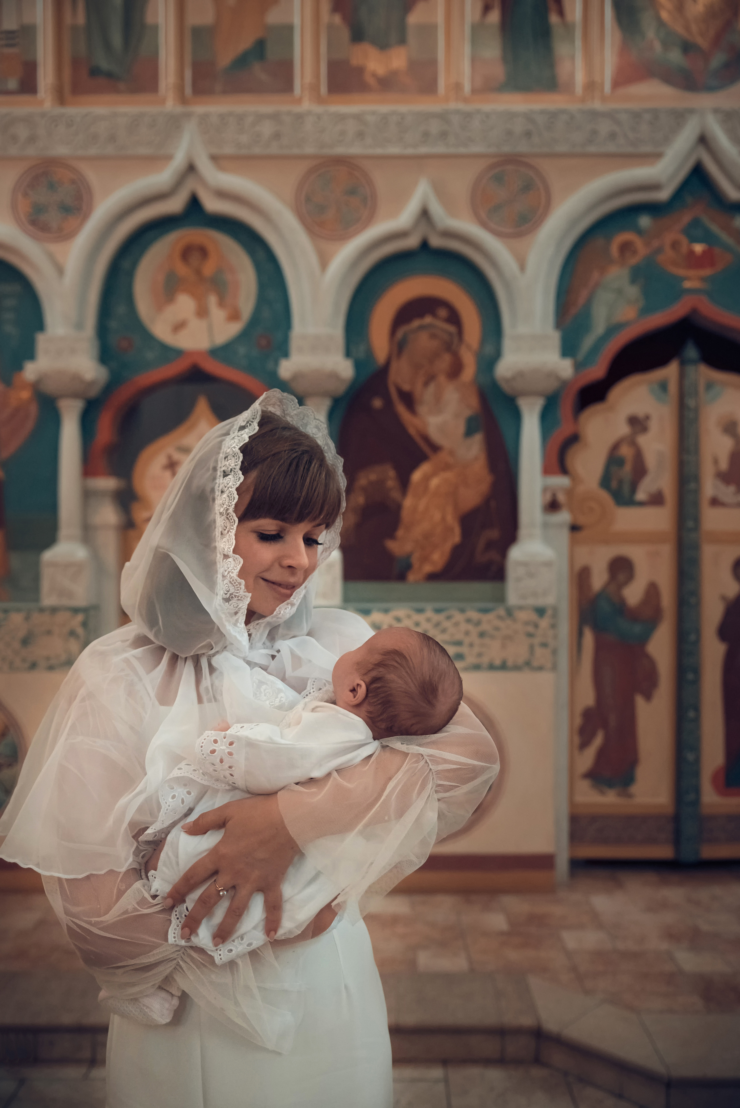 Таинство Крещения Церковь иконы Божией Матери Всецарица. Семейный фотограф Олеся Батурина Рязань