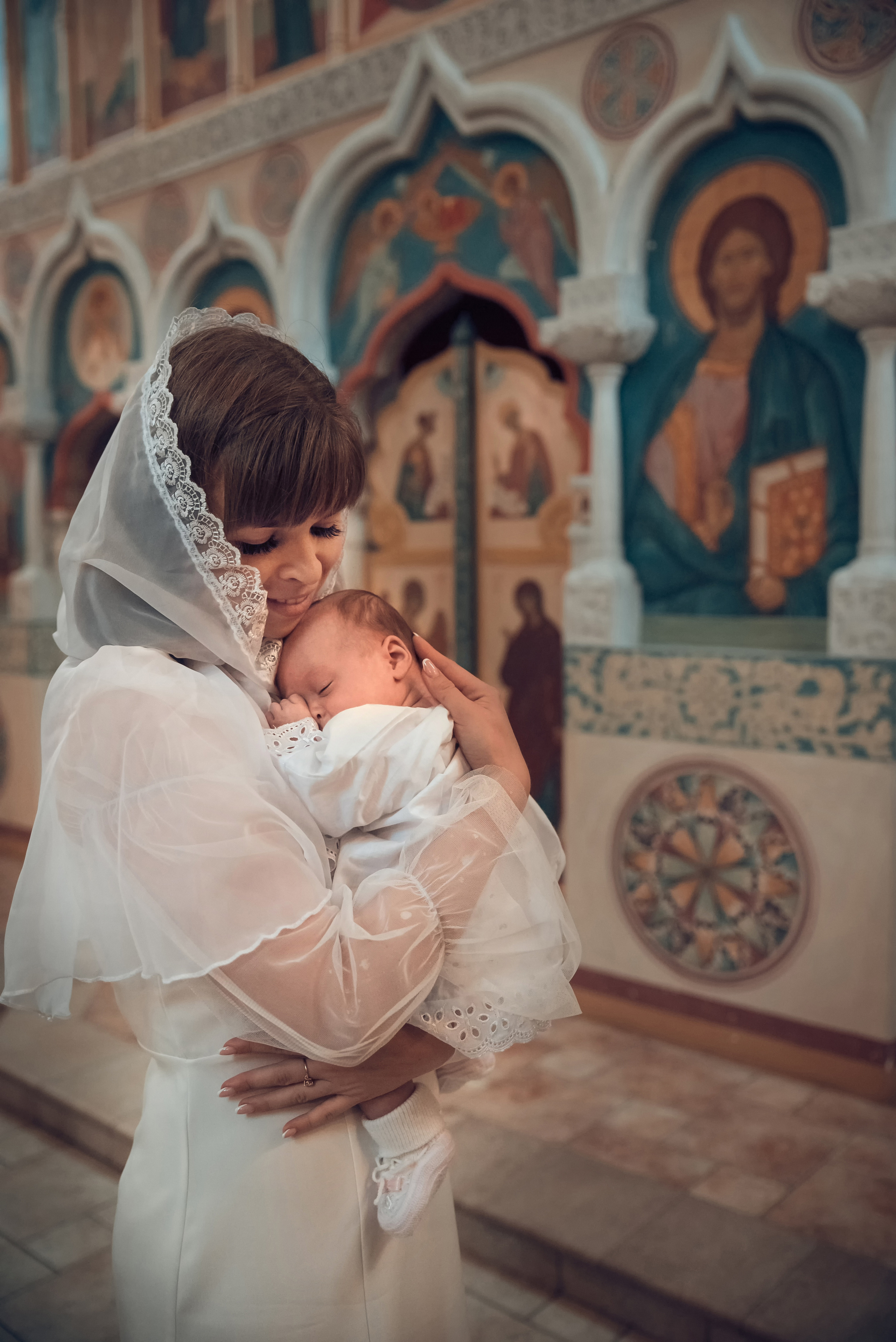 Таинство Крещения Церковь иконы Божией Матери Всецарица. Семейный фотограф Олеся Батурина Рязань