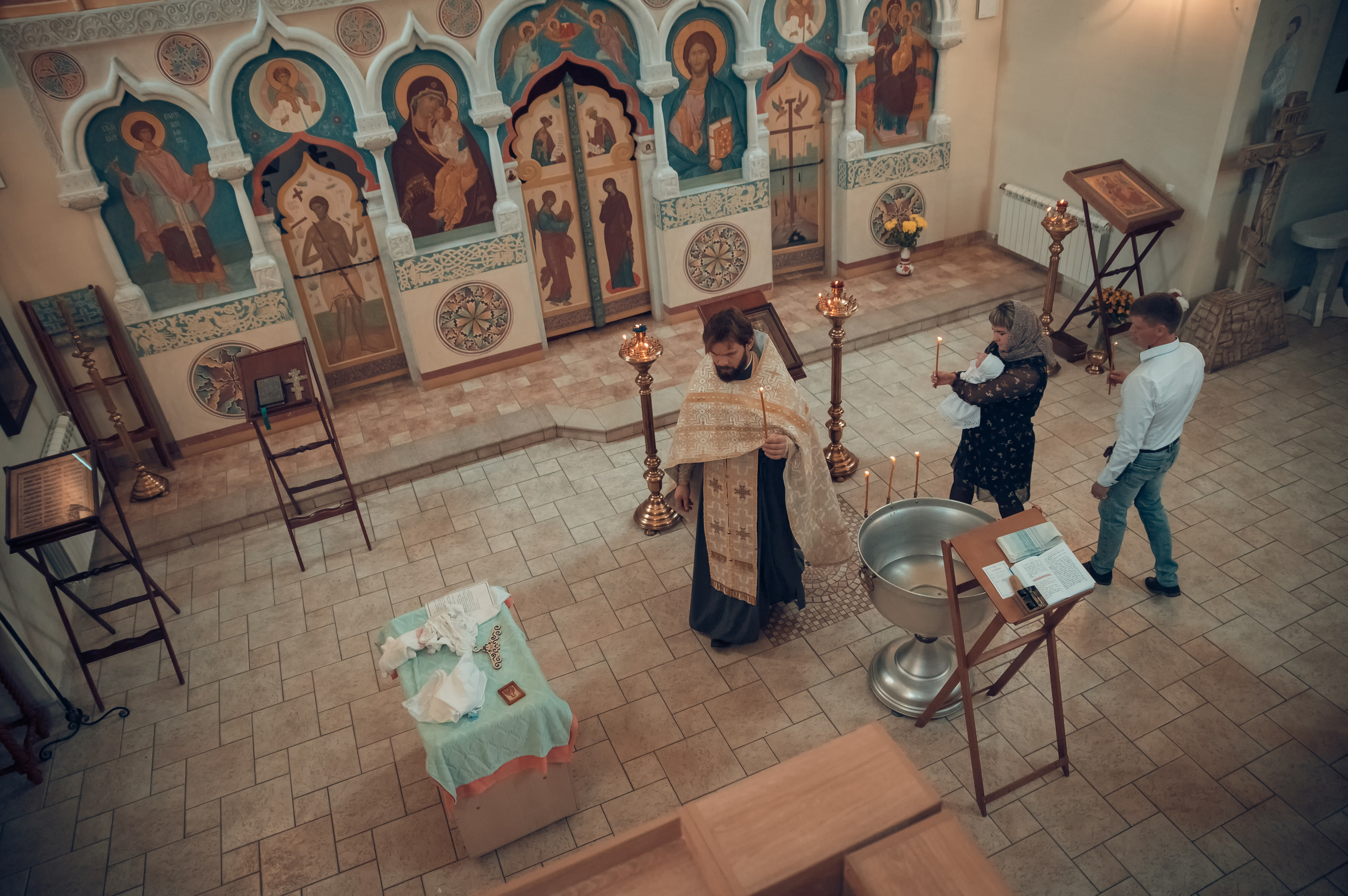 Таинство Крещения Церковь иконы Божией Матери Всецарица. Семейный фотограф Олеся Батурина Рязань