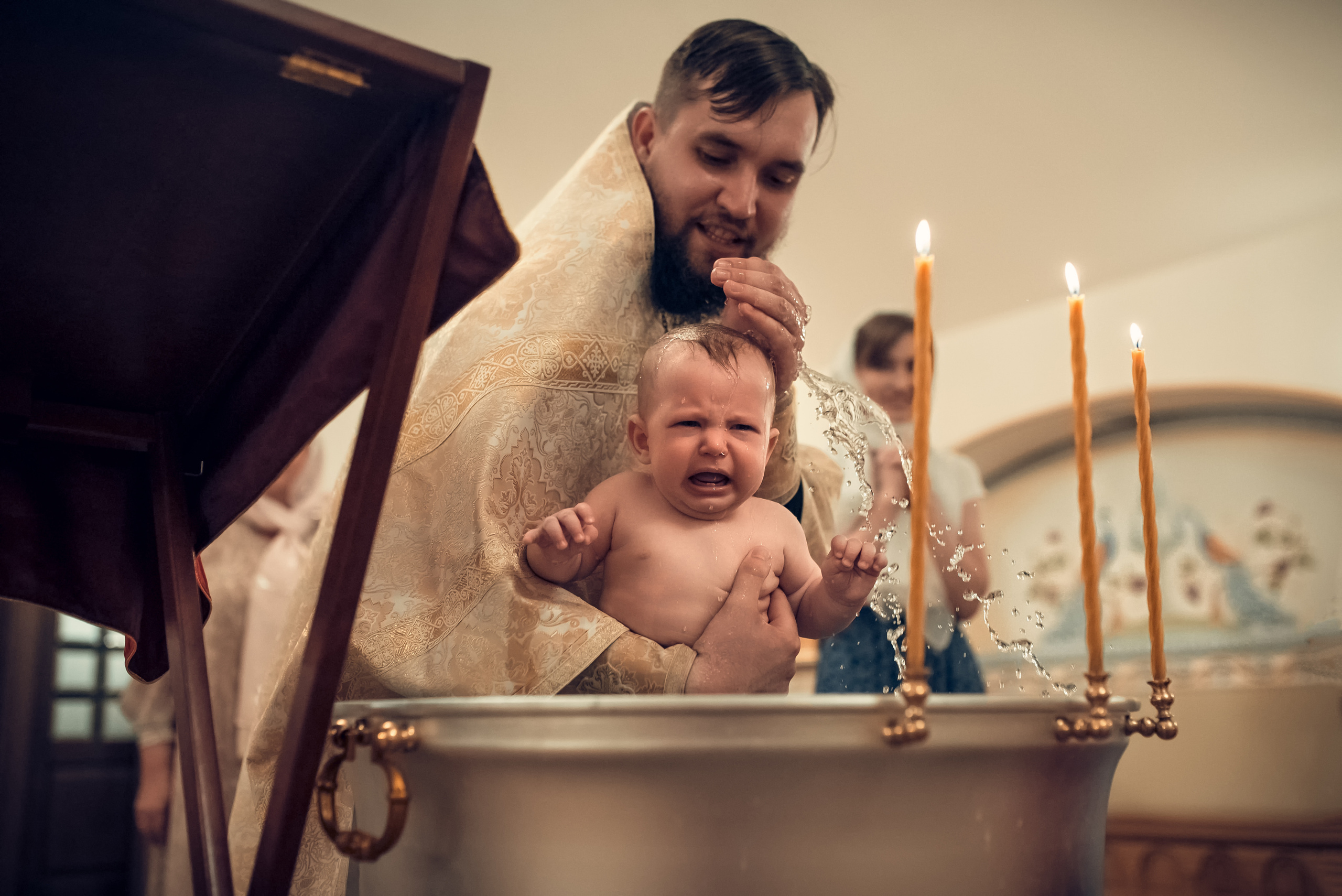 Таинство Крещения Храм Сретения Господня. Семейный фотограф Олеся Батурина Рязань