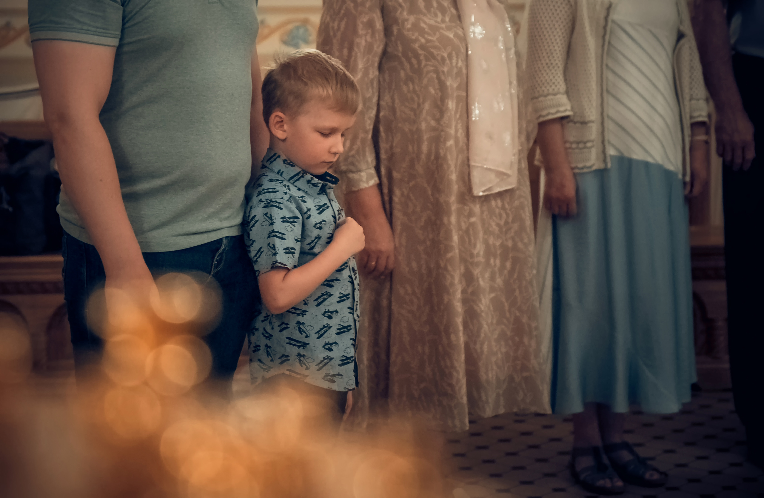 Таинство Крещения Храм Сретения Господня. Семейный фотограф Олеся Батурина Рязань