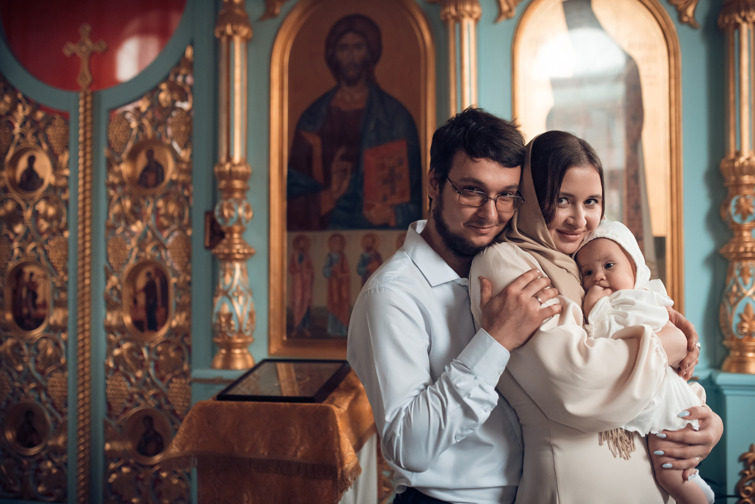 Таинство Крещения Крестовоздвиженский храм. Семейный фотограф Олеся Батурина Рязань