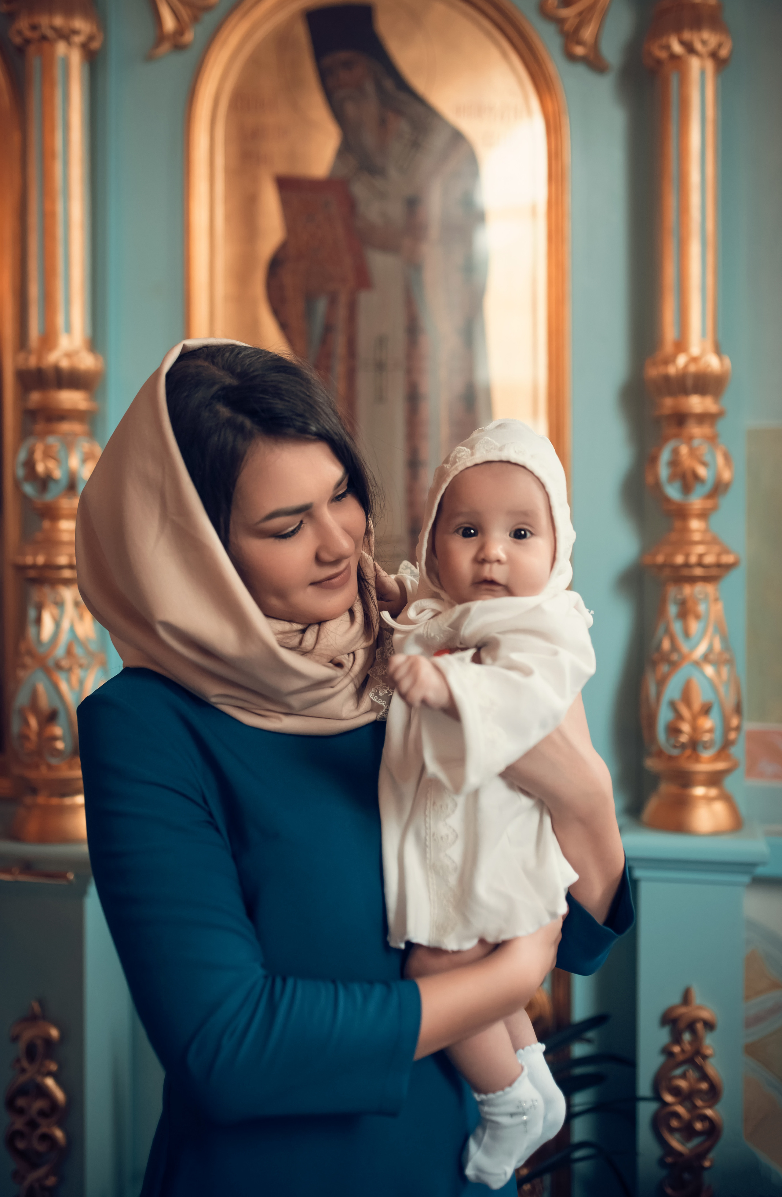 Таинство Крещения Крестовоздвиженский храм. Семейный фотограф Олеся Батурина Рязань