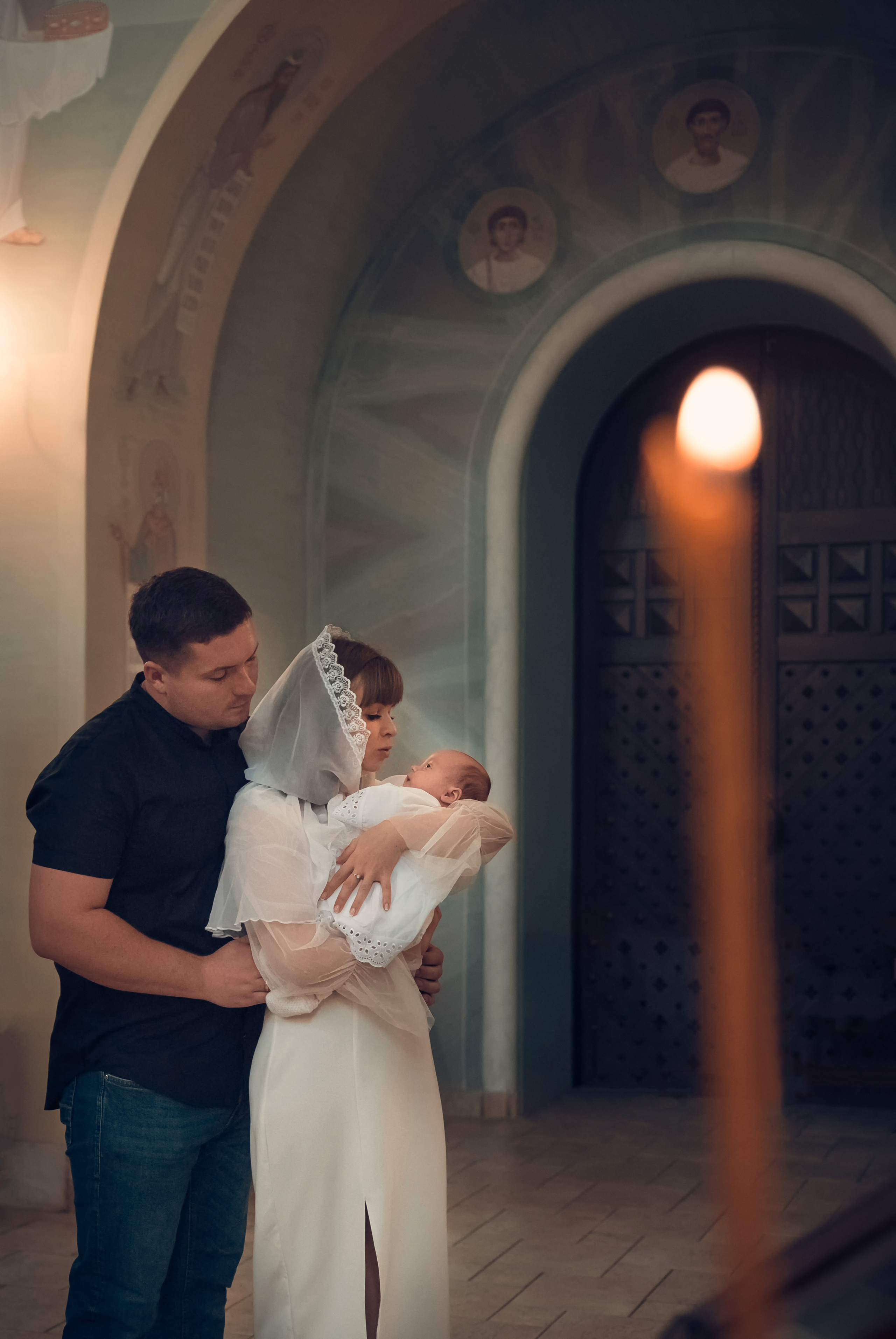 Таинство Крещения Церковь иконы Божией Матери Всецарица. Семейный фотограф Олеся Батурина Рязань