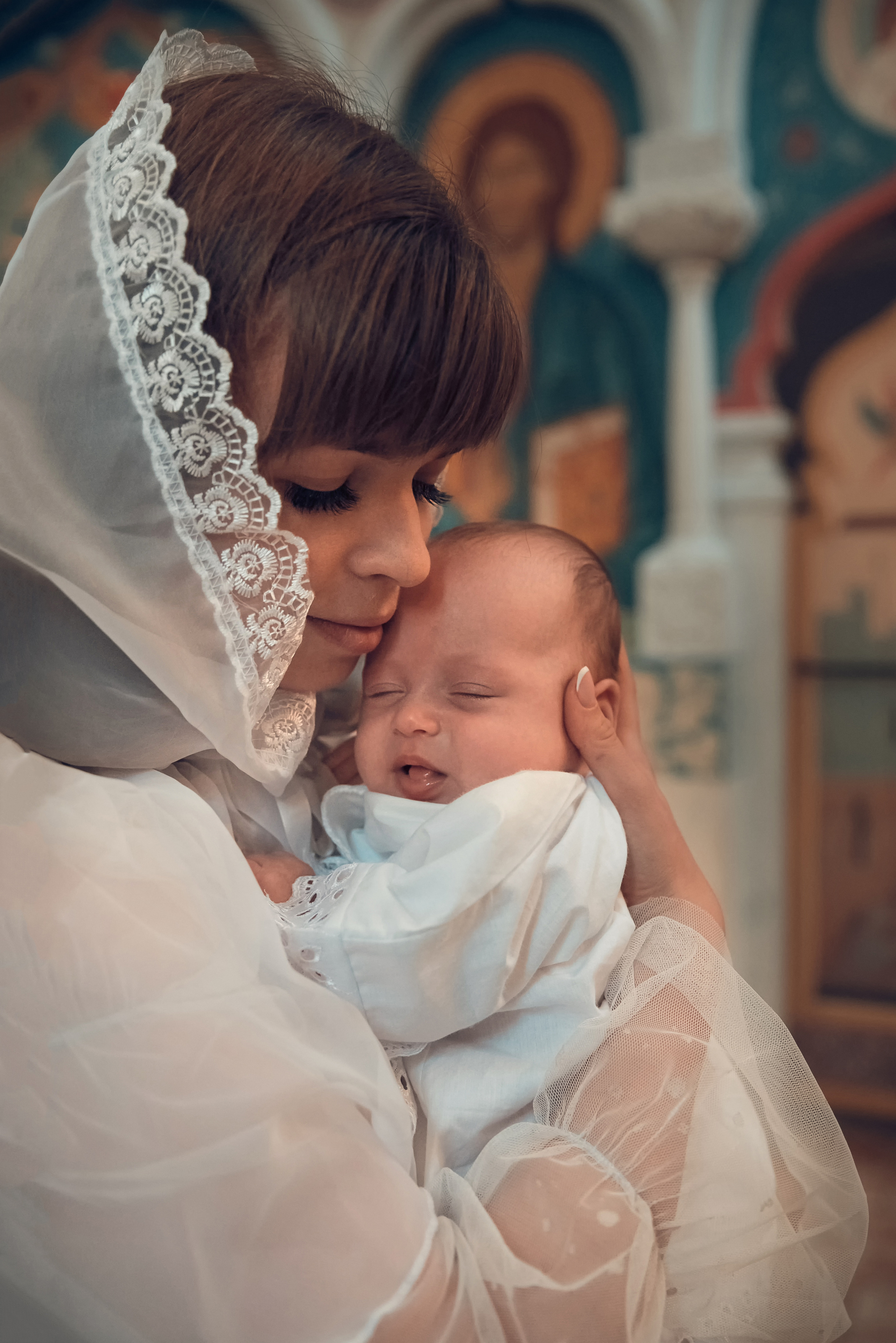 Таинство Крещения Церковь иконы Божией Матери Всецарица. Семейный фотограф Олеся Батурина Рязань