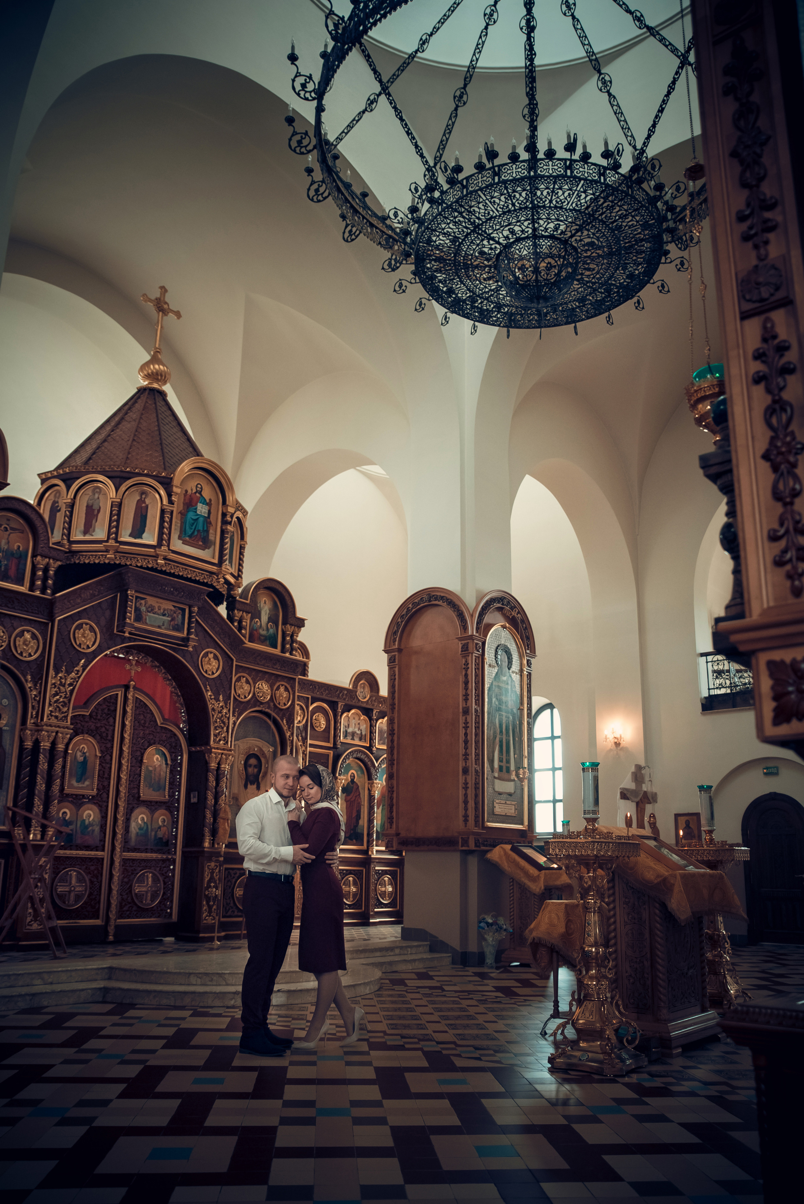 Таинство Венчания Храм в честь святого праведного Иоанна Кронштадтского. Семейный фотограф Олеся Батурина Рязань