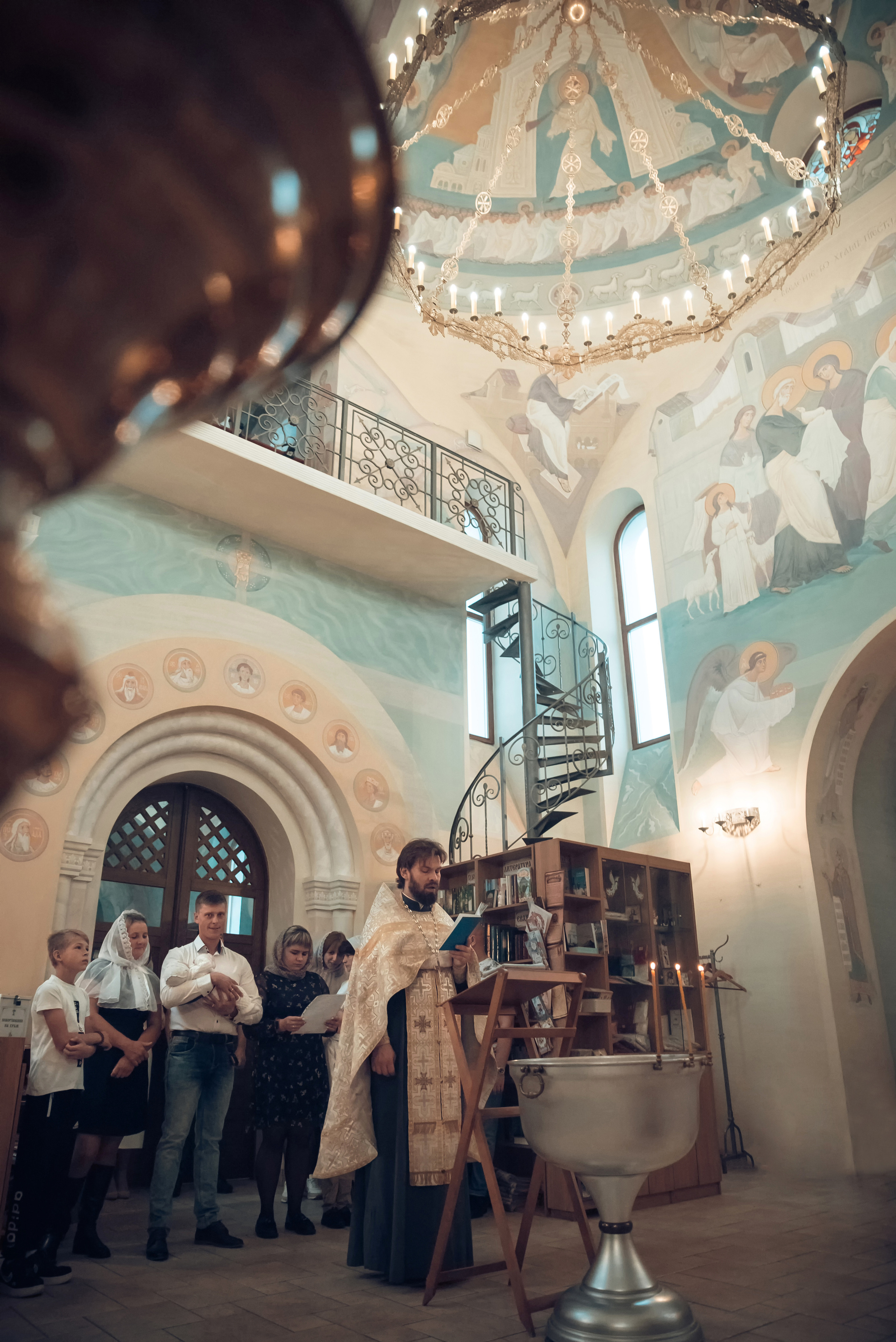 Таинство Крещения Церковь иконы Божией Матери Всецарица. Семейный фотограф Олеся Батурина Рязань