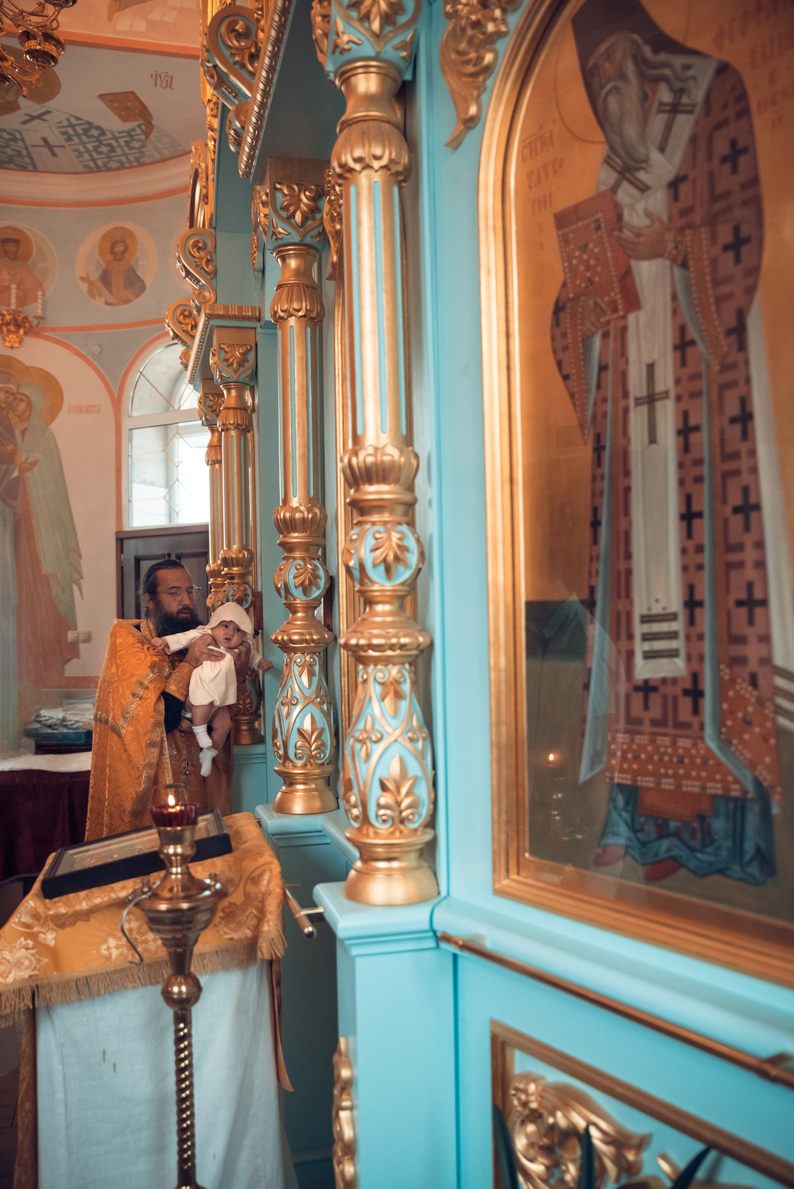 Таинство Крещения Крестовоздвиженский храм. Семейный фотограф Олеся Батурина Рязань